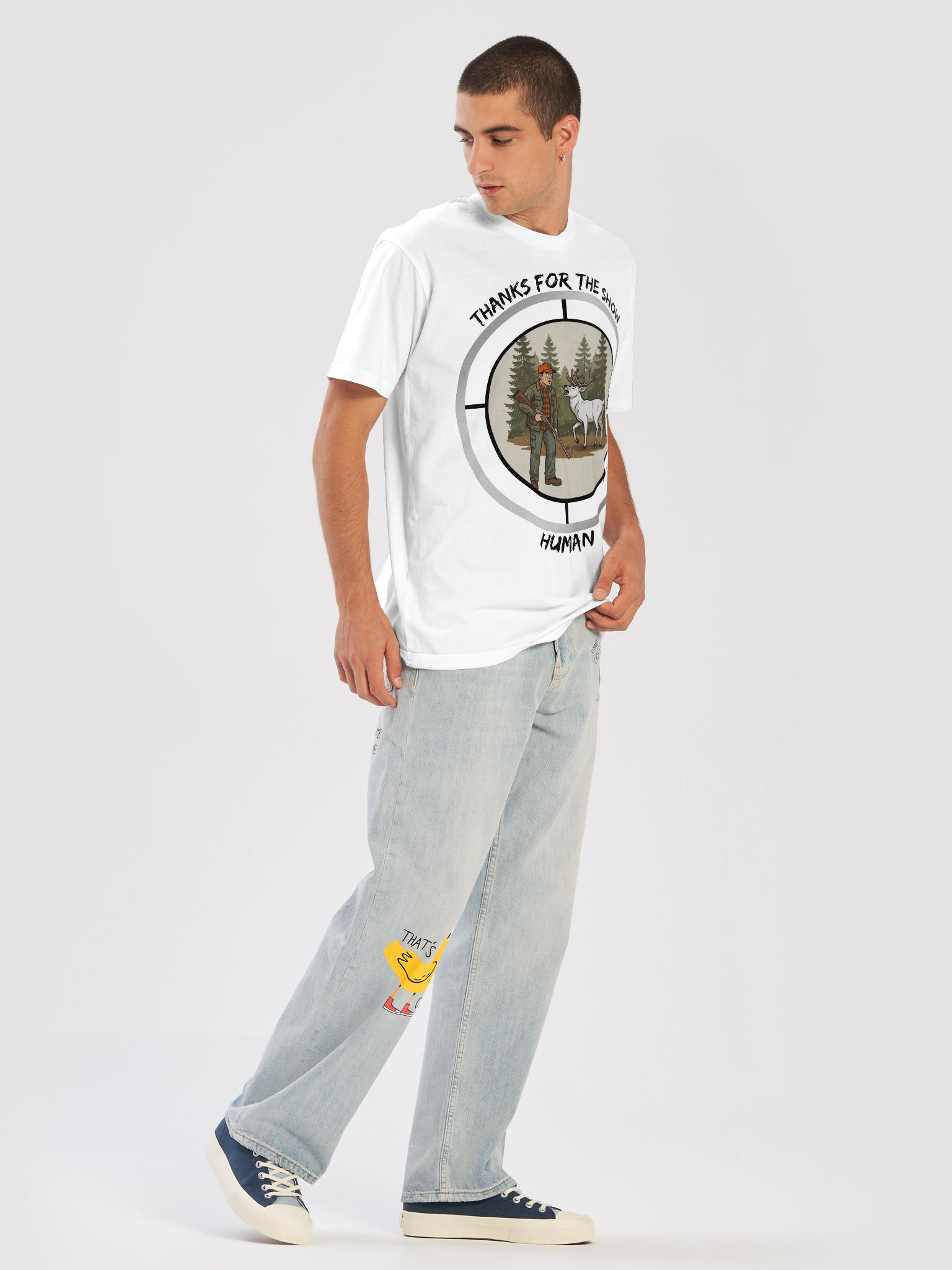 Thanks for the Show, Human — Funny Hunting T-Shirt product image (15)