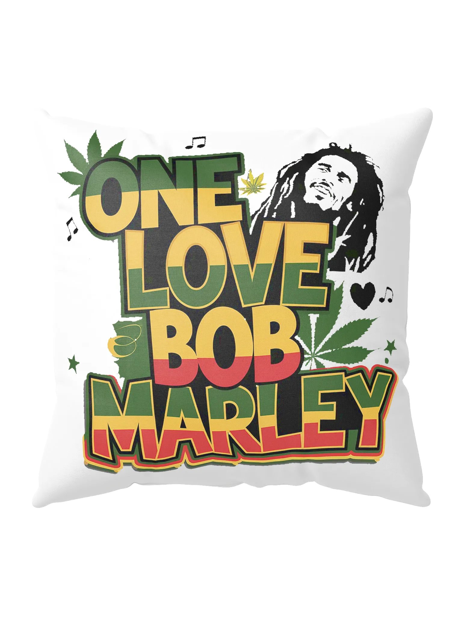 One Love All-Over Print Basic Pillow product image (5)