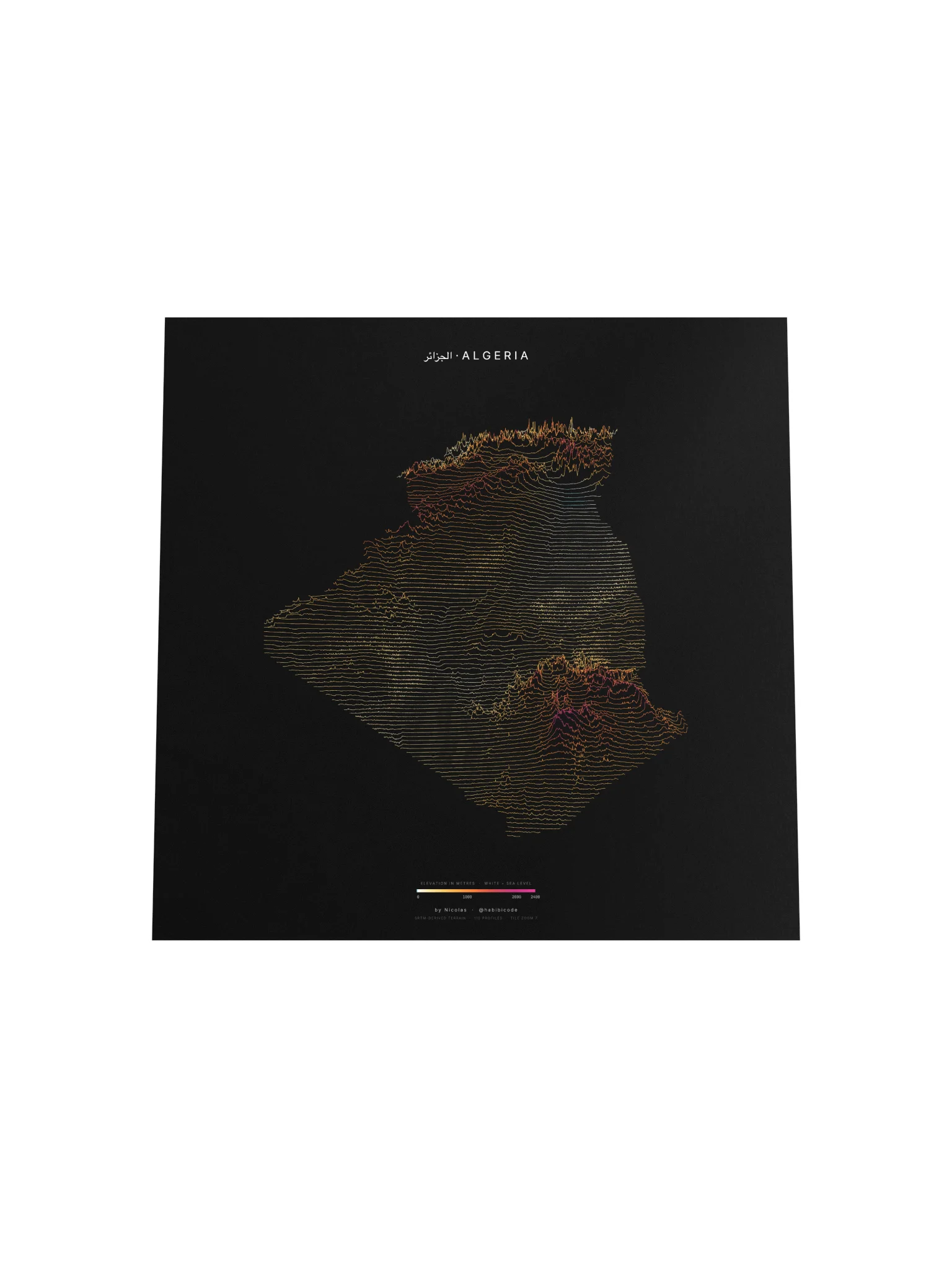 Ridgeline Poster - Algeria product image (4)