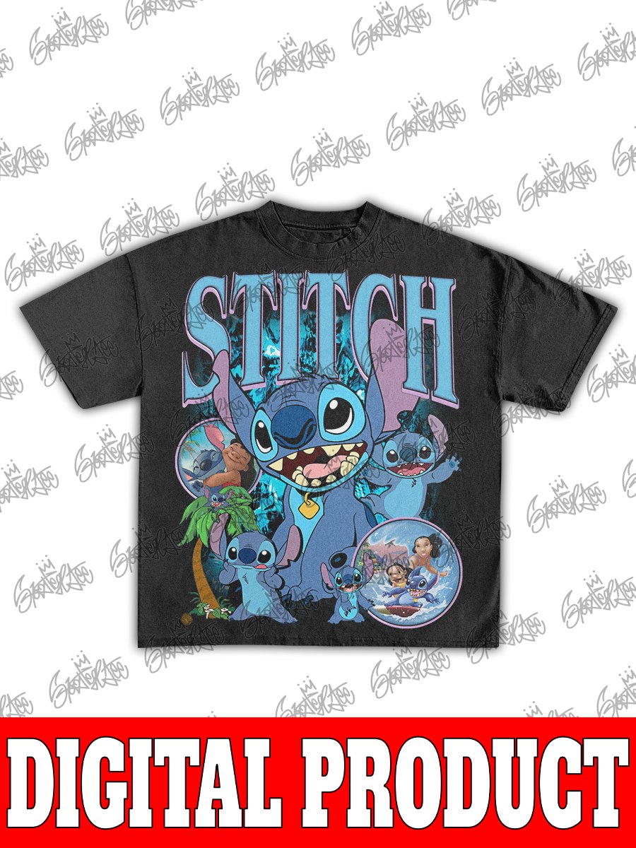 Stitch Ohana Means Family Vintage Disney Bootleg Graphic product image (1)