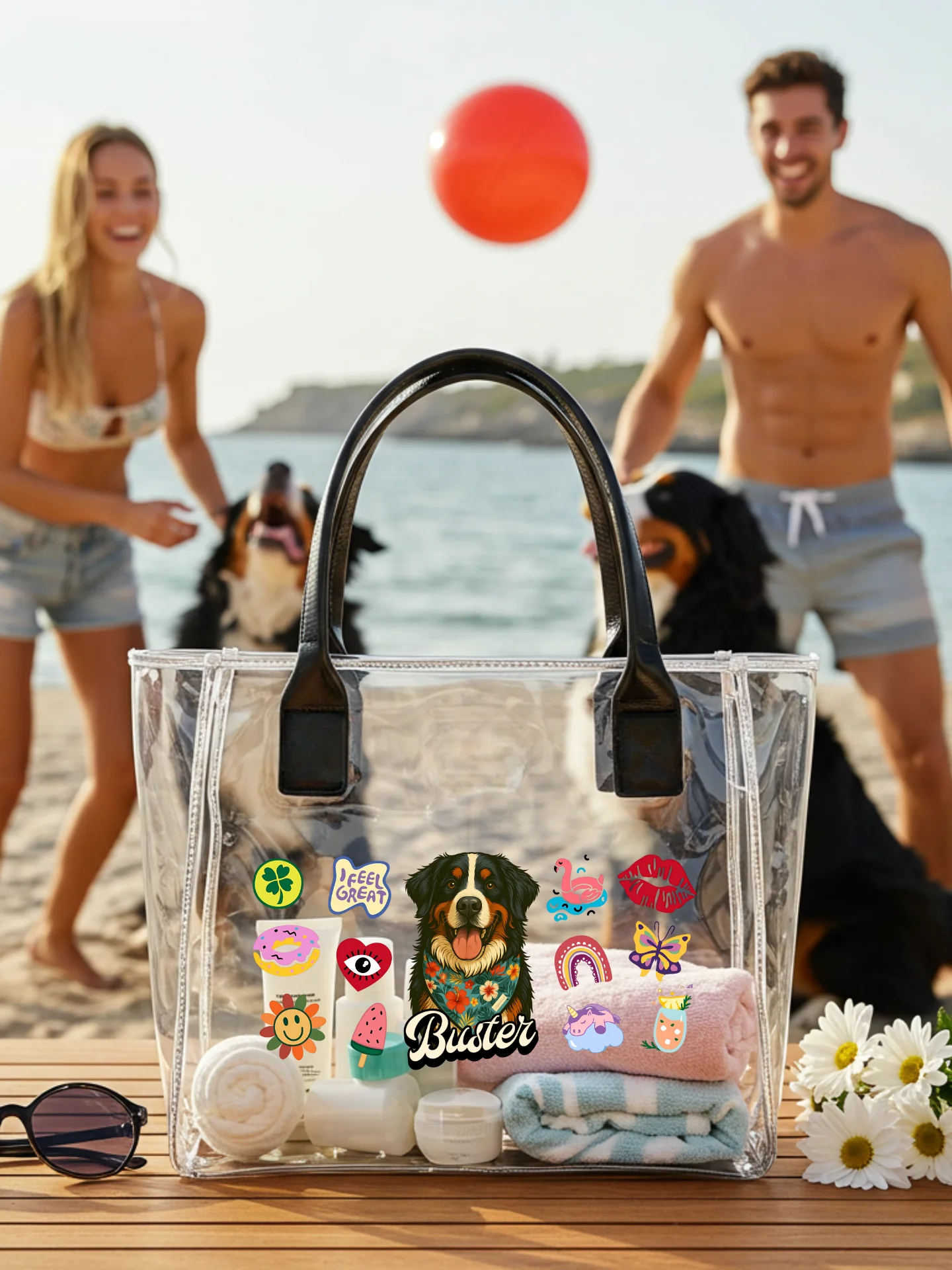 YOUR BEST FRIEND! / CLEAR TOTE BAG product image (1)