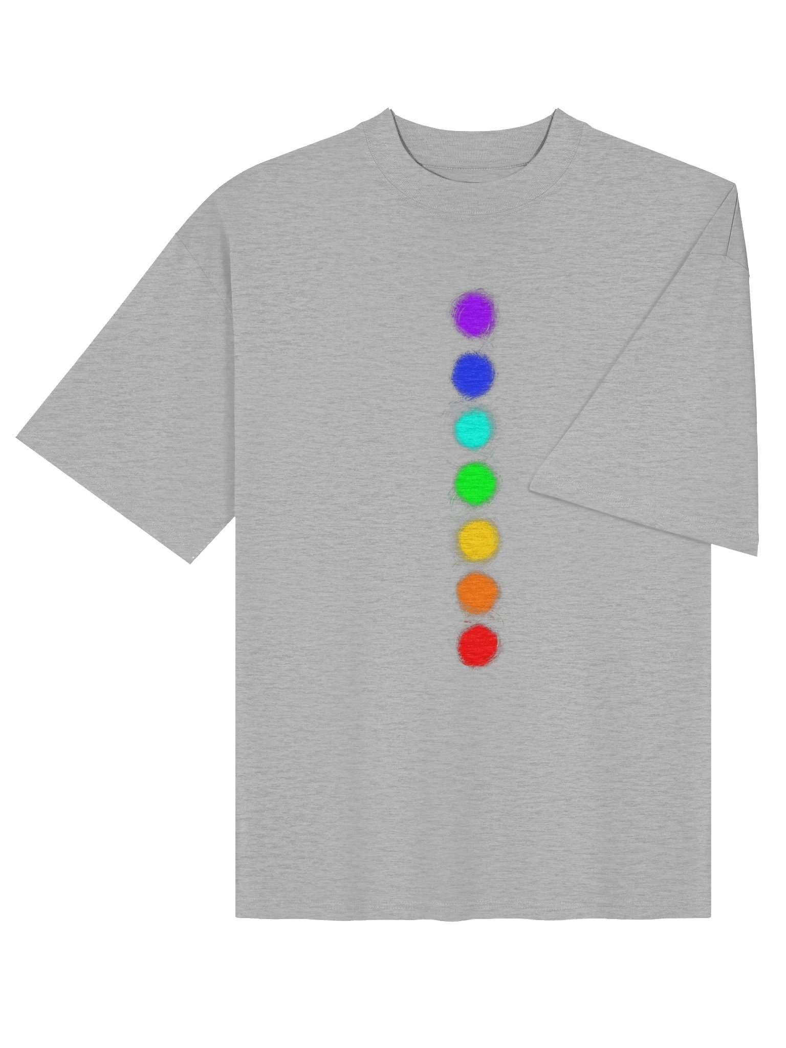 Chakras — the full spectrum of you | Oversized Organic Tee product image (28)
