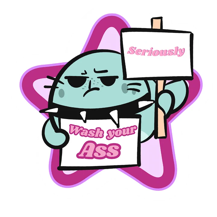 Wash your Ahh-Sticker product image (1)