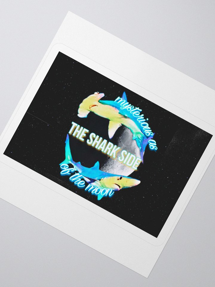 Shark Side of the Moon Sticker product image (2)