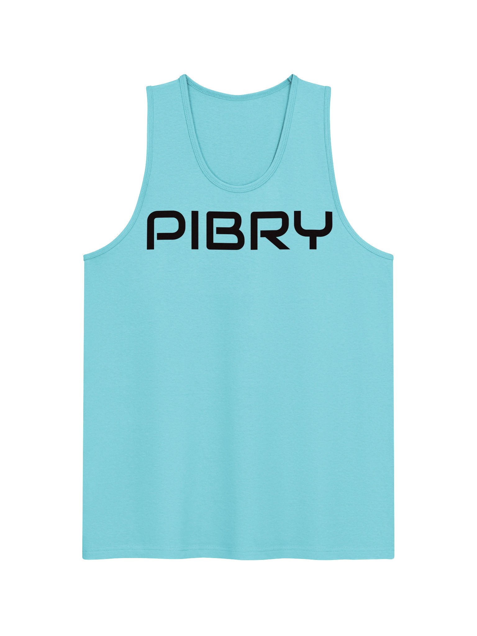 PIBRY Word Mark Premium Tank – Black Design product image (13)