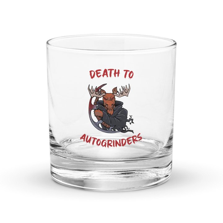 Death To Autogrinders Rocks Glass product image (1)