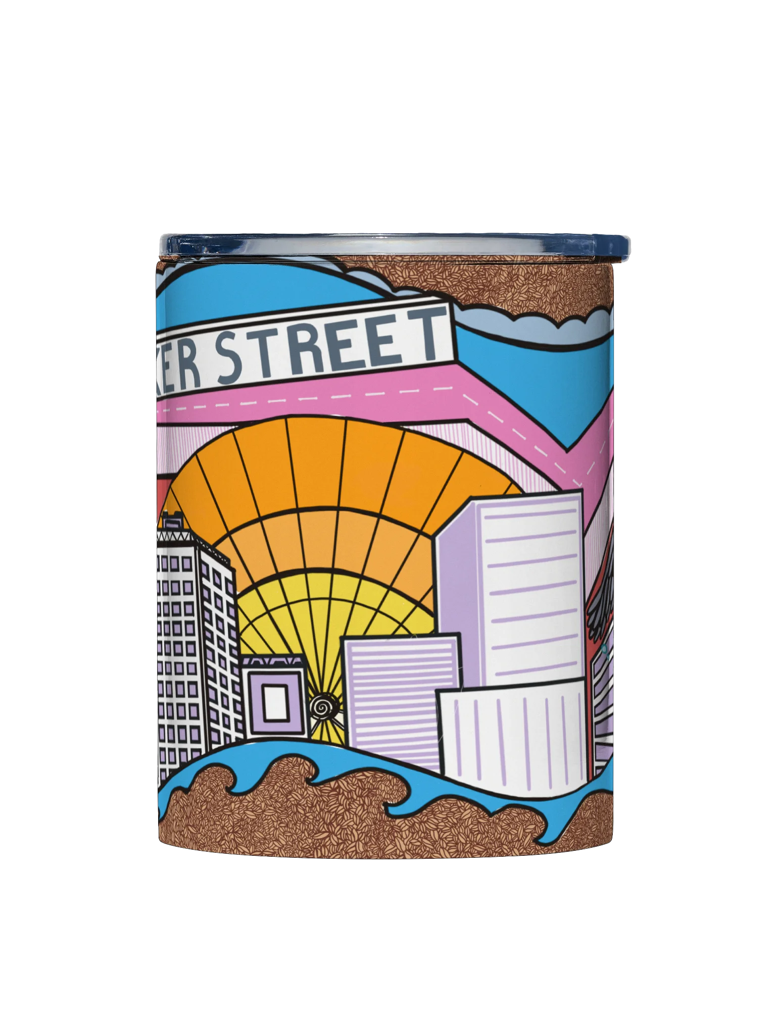 Brighton Cityscape Sunset Stainless Steel Tumbler product image (1)