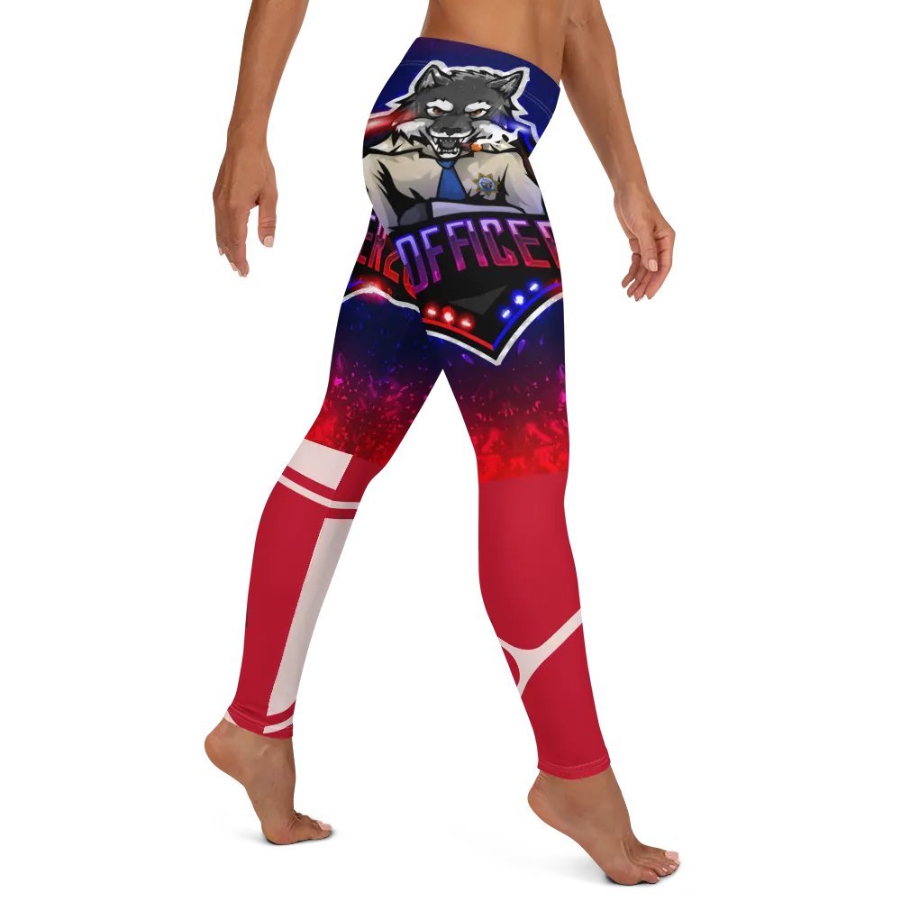 CHIPOFFICER20 Cosmic Wolf All-Over Leggings product image (11)