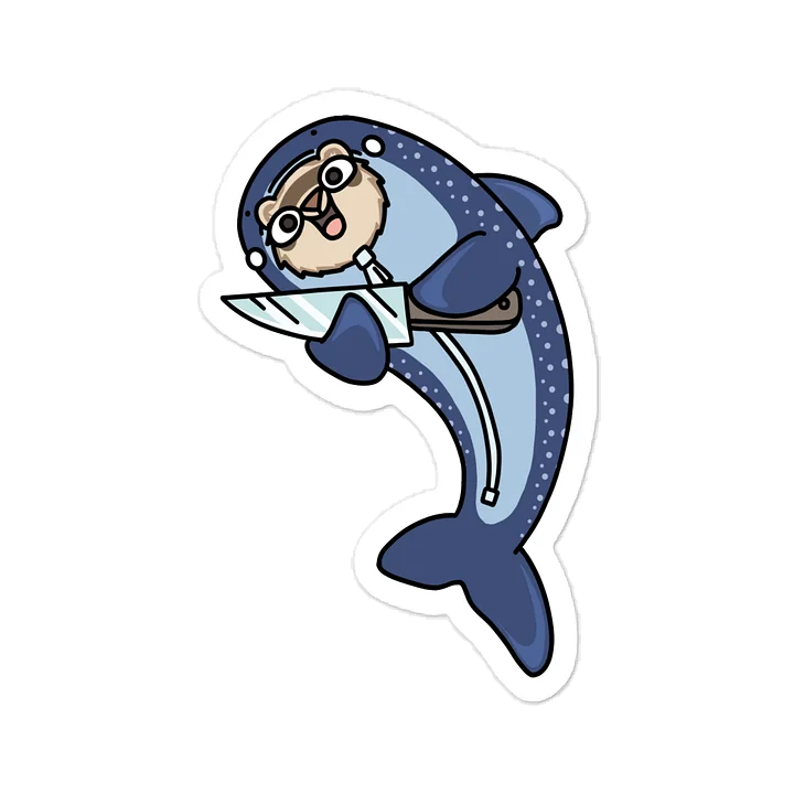 Carpet Shark Stole a Knife | Limited Edition Sticker product image (1)