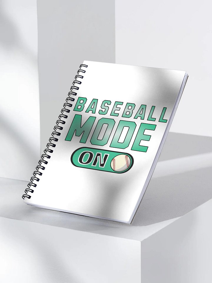 Baseball Mode On Spiral Notebook product image (2)
