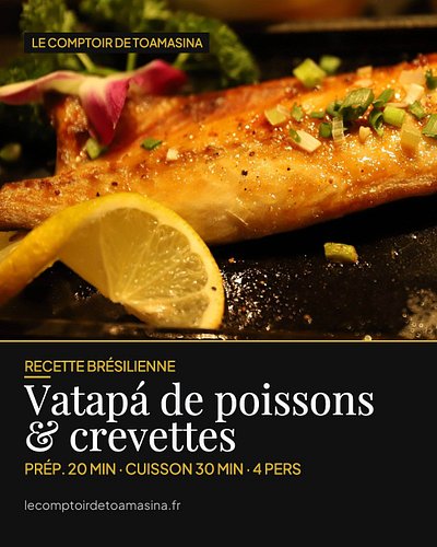 🇧🇷 Un voyage au Brésil dans votre assiette : le vatapá, ce ragoût crémeux de poisson et de crevettes mijoté au lait de coco.
...