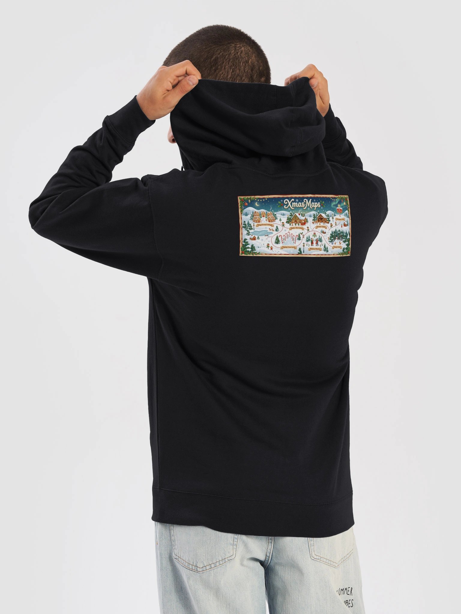 XmasMaps Classic Zip-Up Hoodie product image (21)