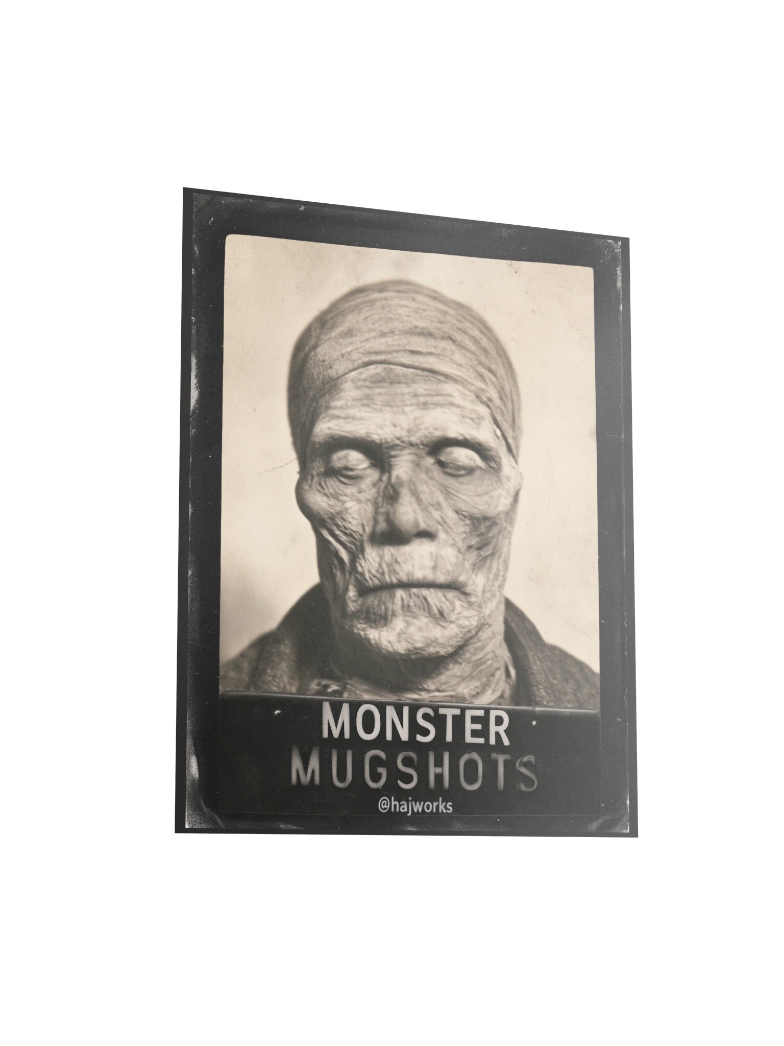 Monster Mugshots No. 004 — Matte Art Print product image (3)