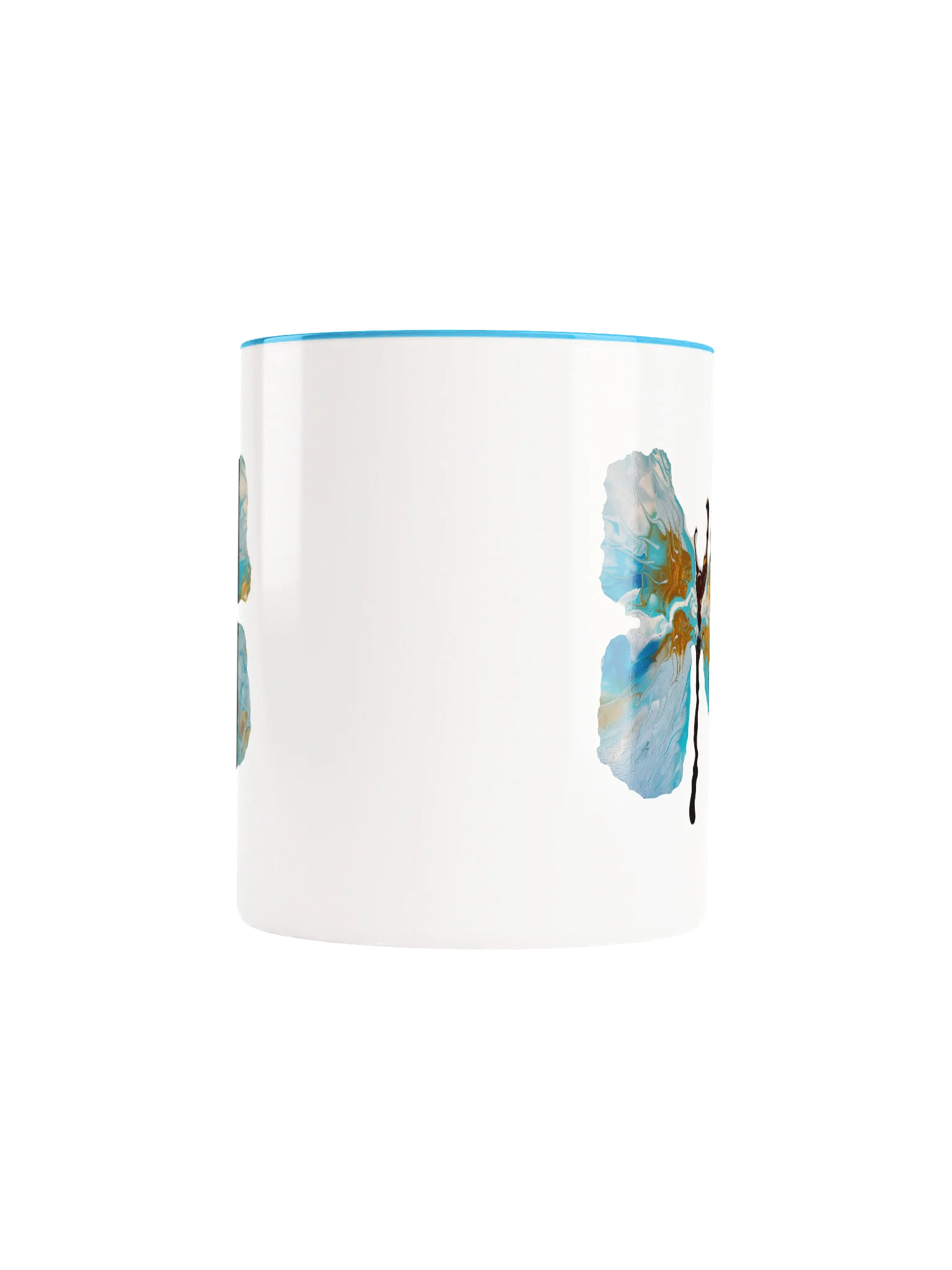 Gold and Blue Butterfly Mug product image (5)