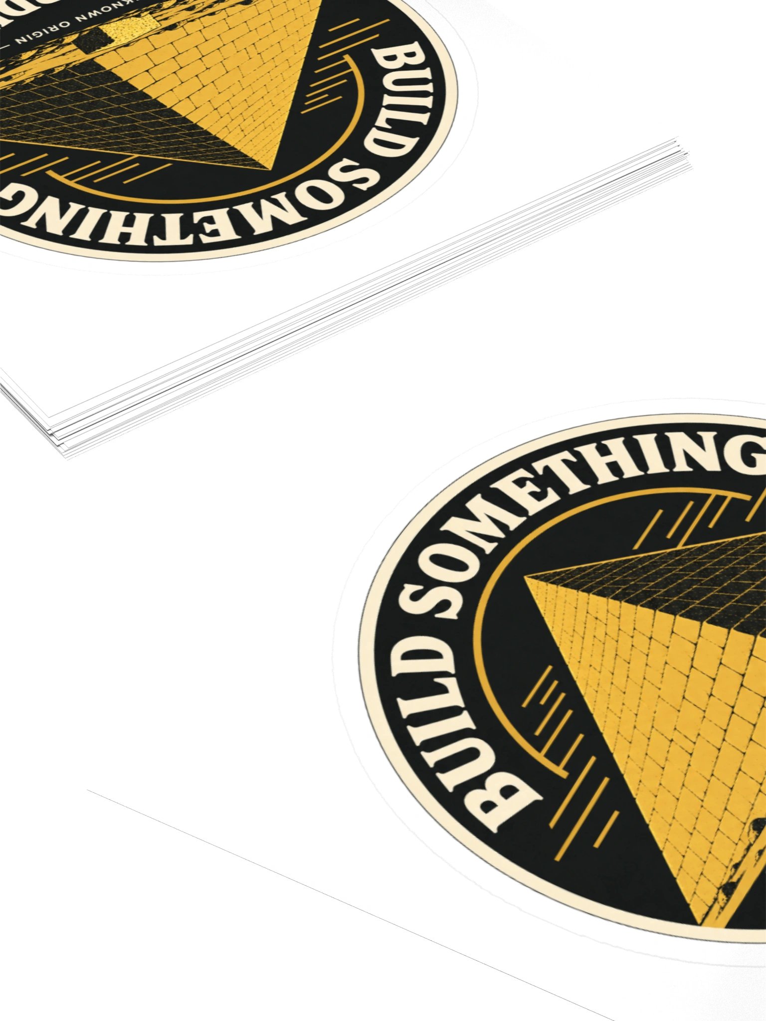 Build Something Extraordinary — Pyramid Sticker product image (4)
