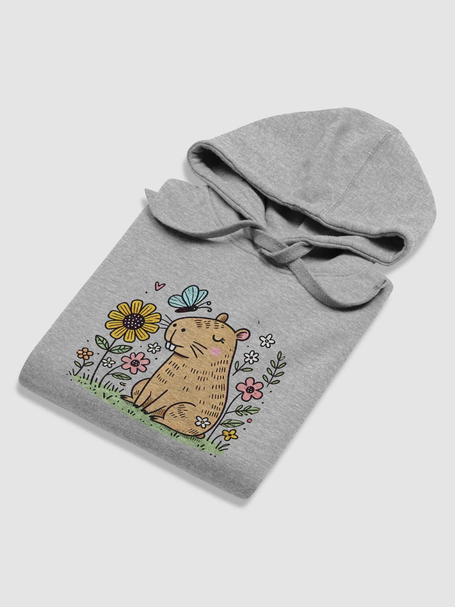 Serene Capybara Hoodie product image (26)