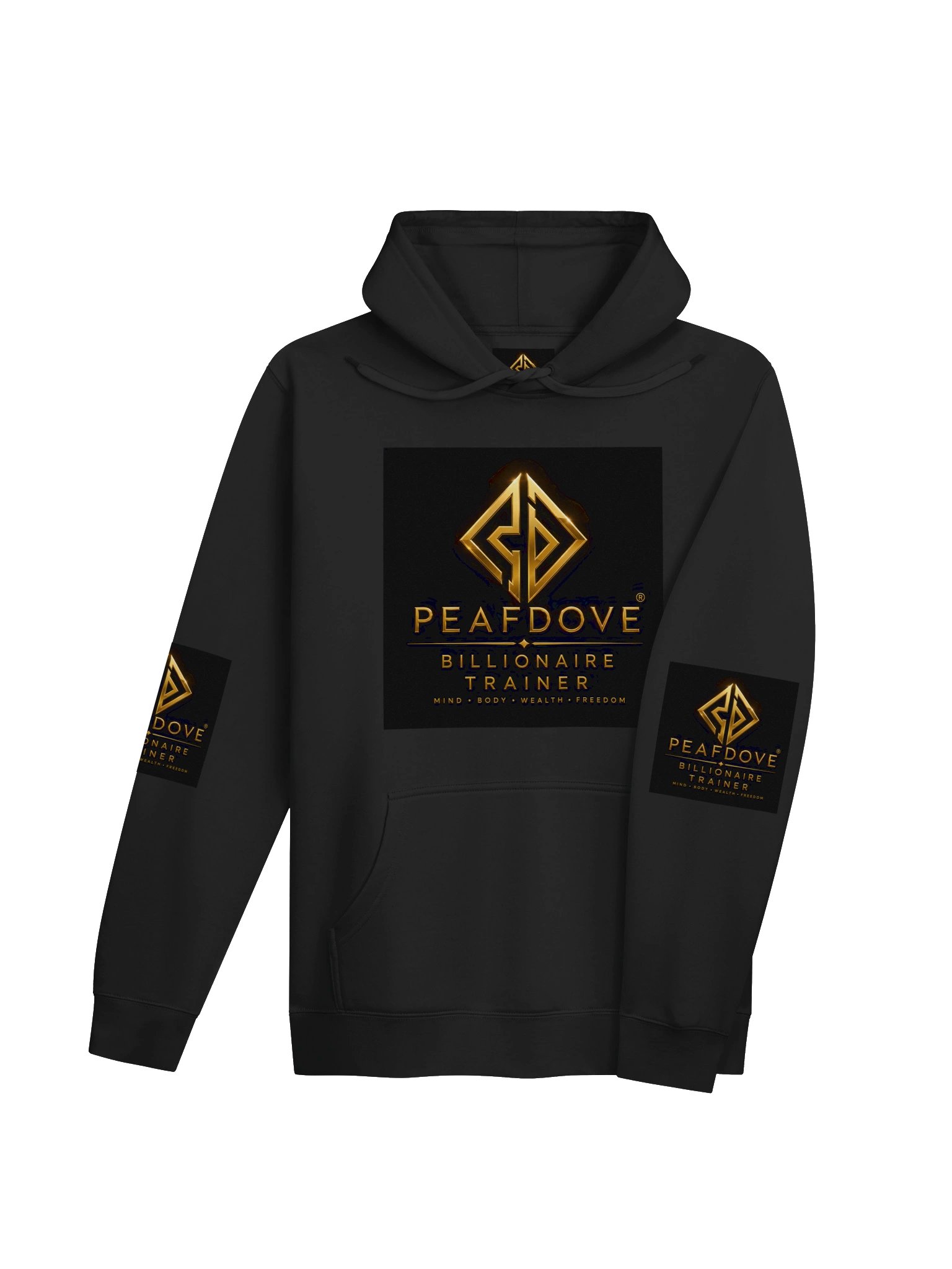 PEAFDOVE® BILLIONAIRE TRAINER HOODIE — FRONT AND BACK SIGNAL product image (7)
