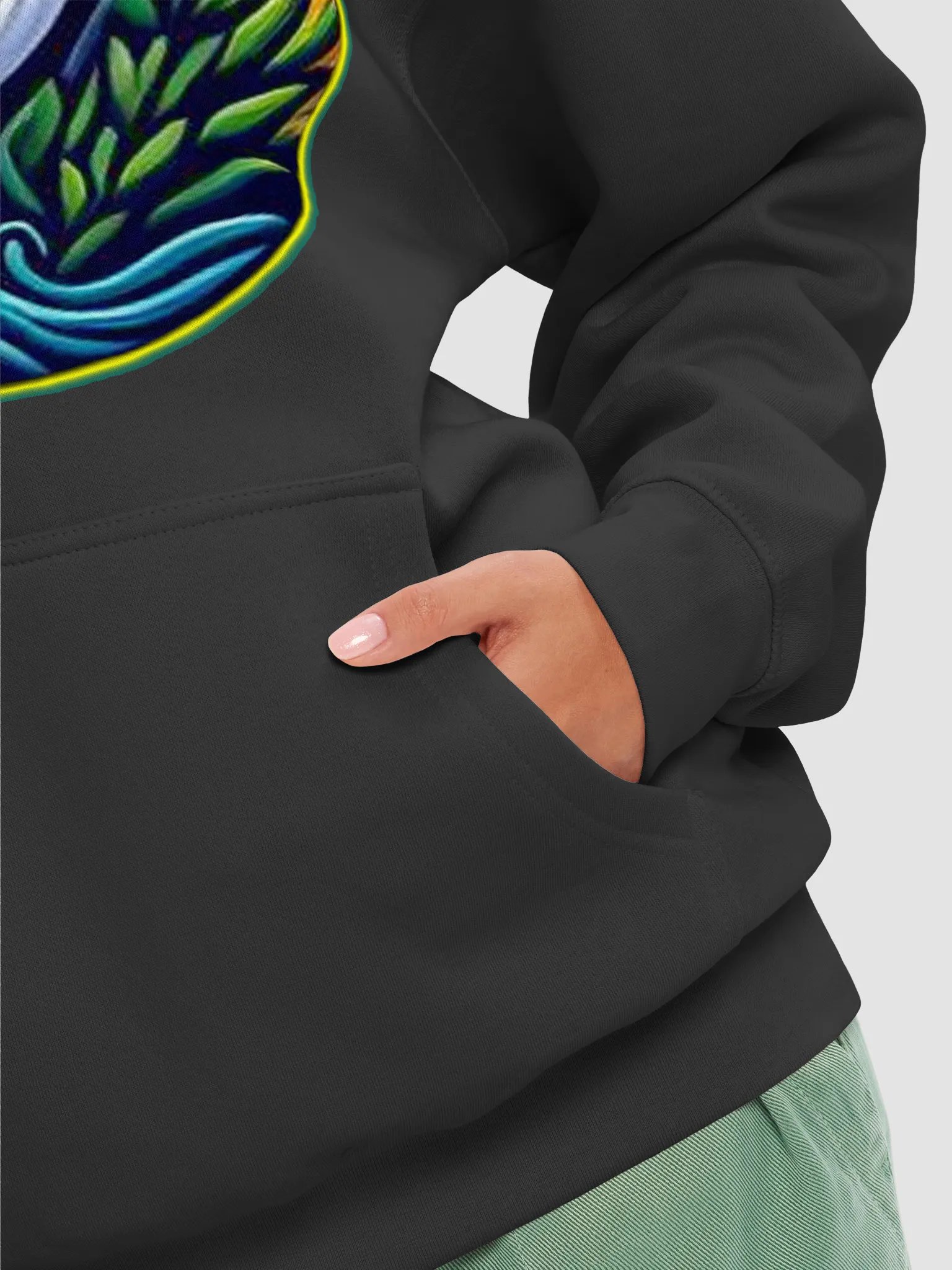 Egret Oasis Premium Hoodie product image (8)