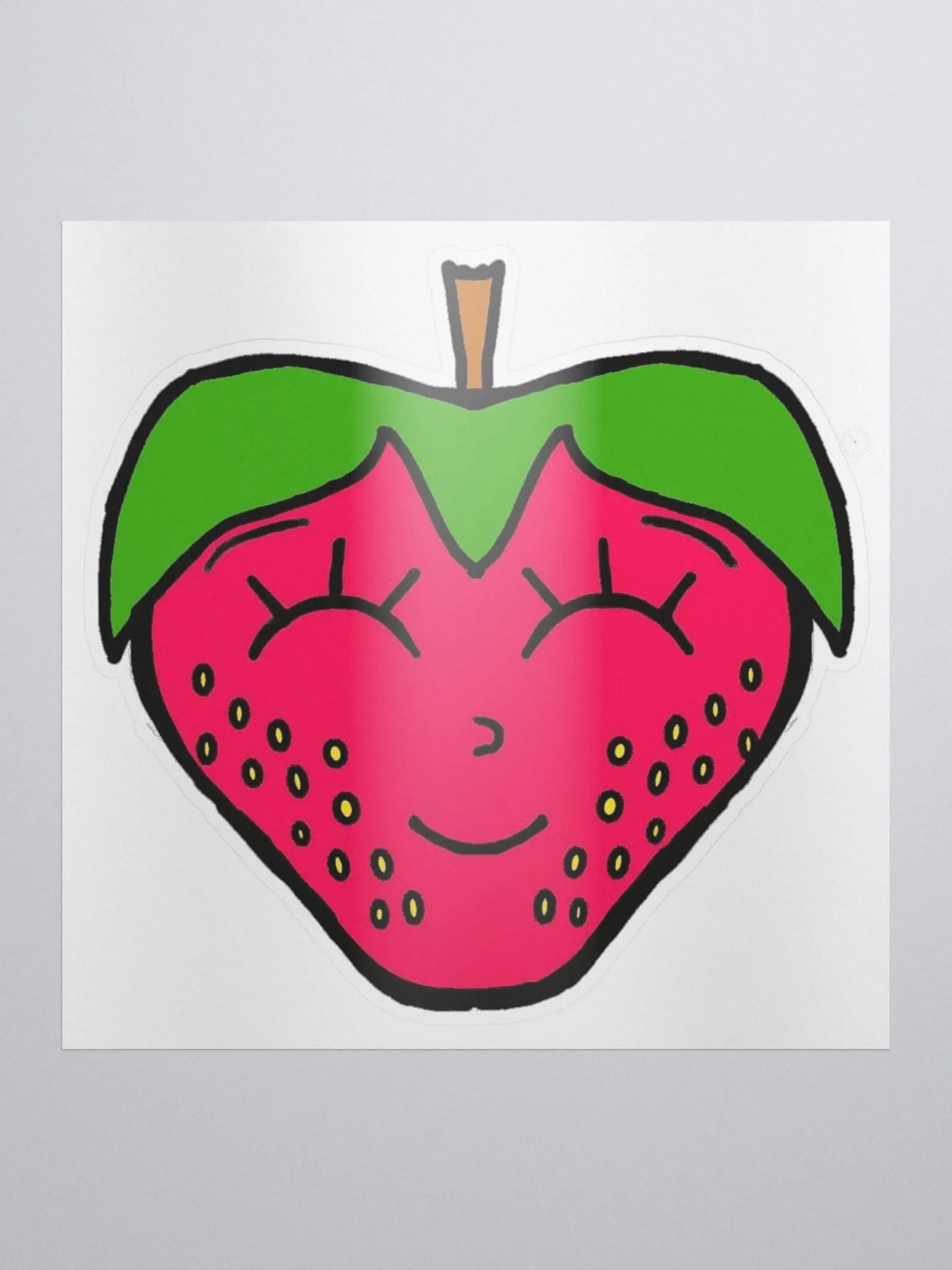 strawberry sticker product image (1)