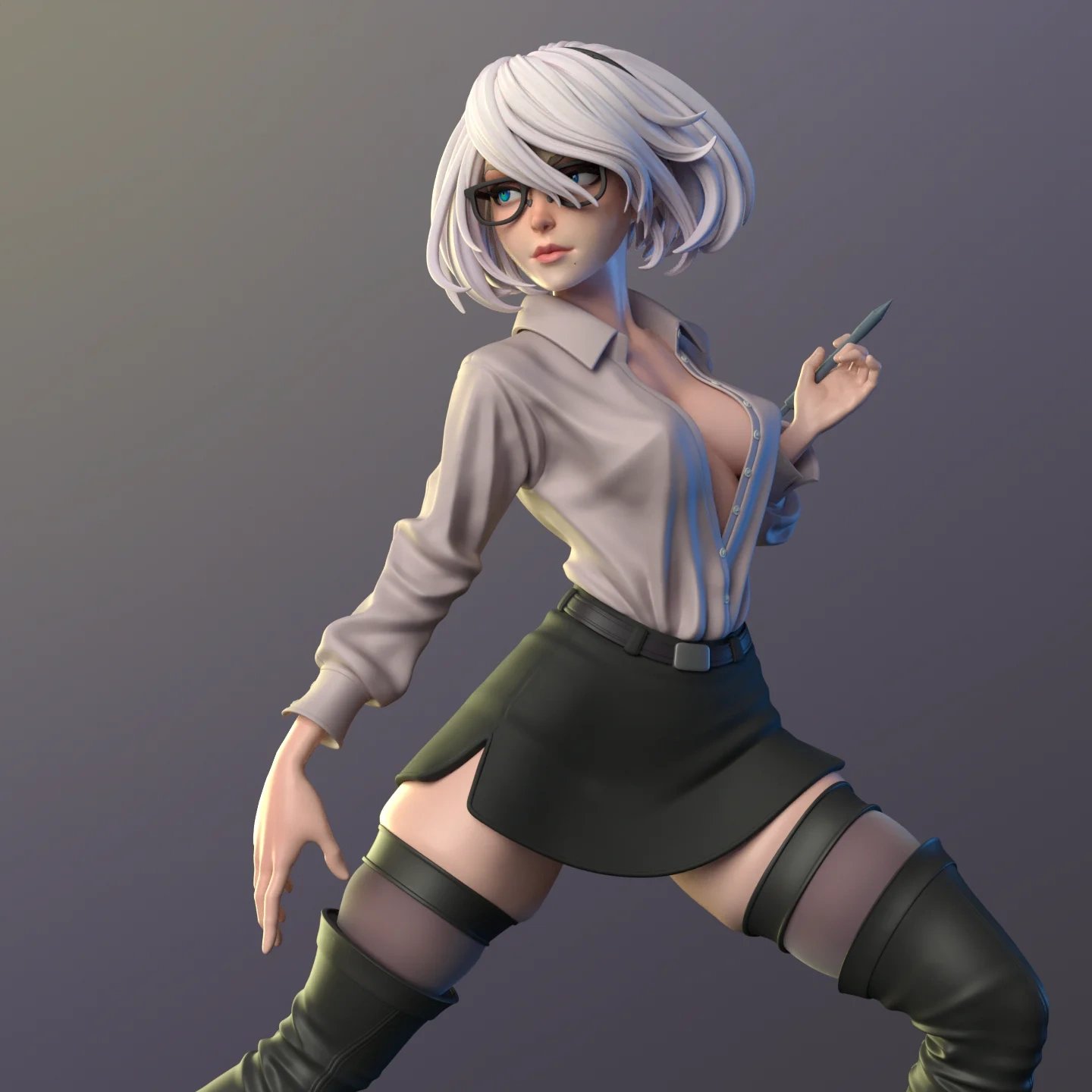 2B Nier Automata STL product image (6)