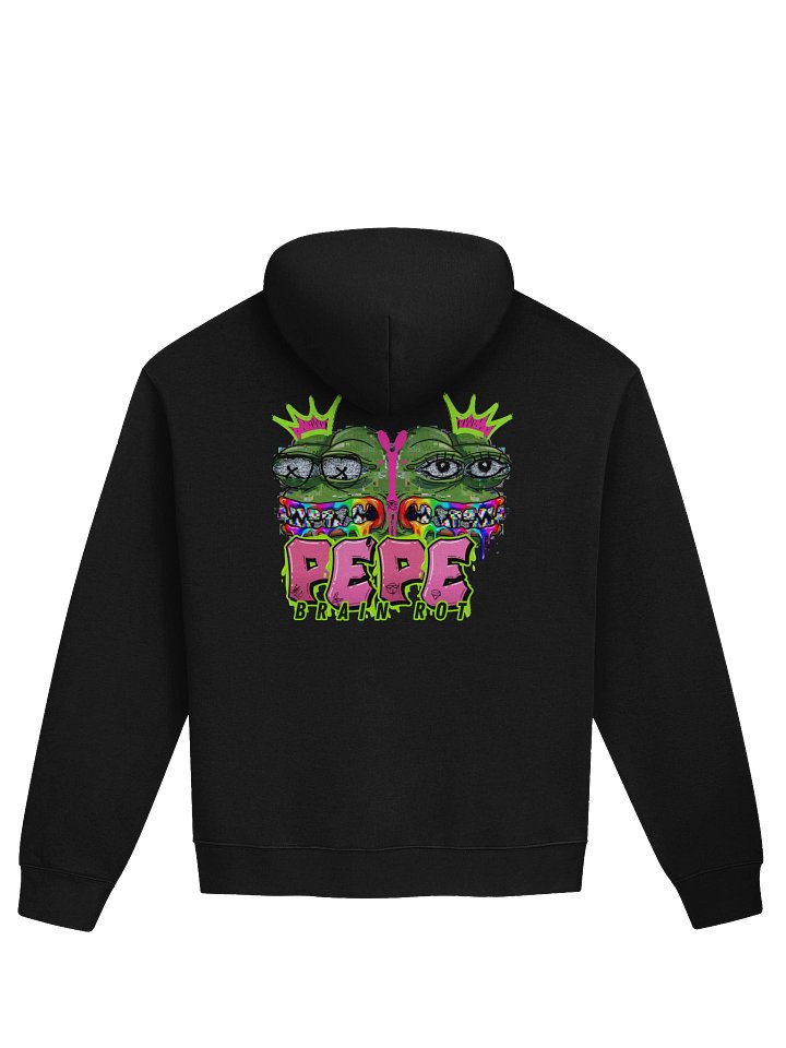 Pepe Brain Rot Graffiti Oversized Hoodie product image (2)