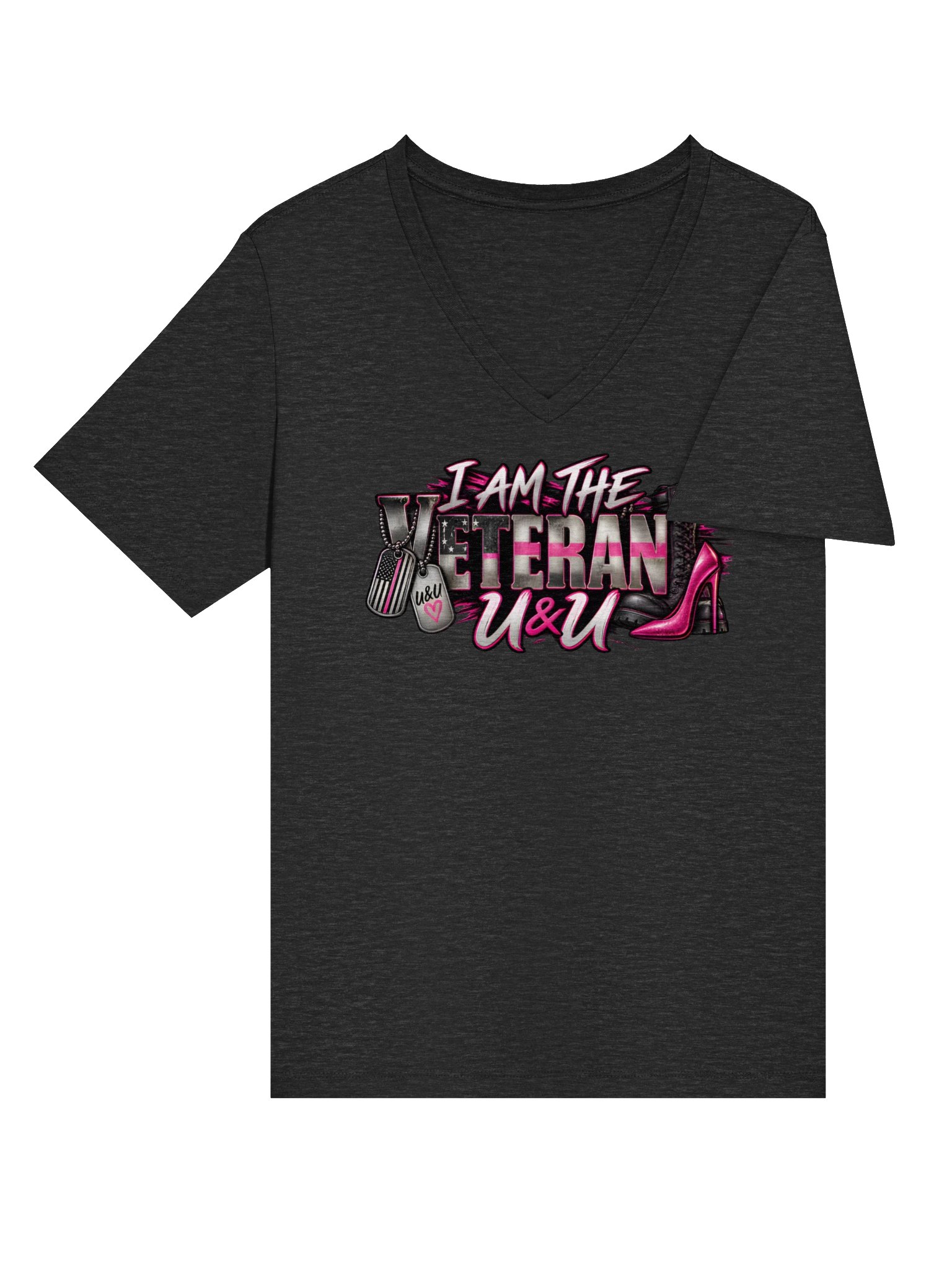 I am the Veteran V-Neck Tee product image (4)