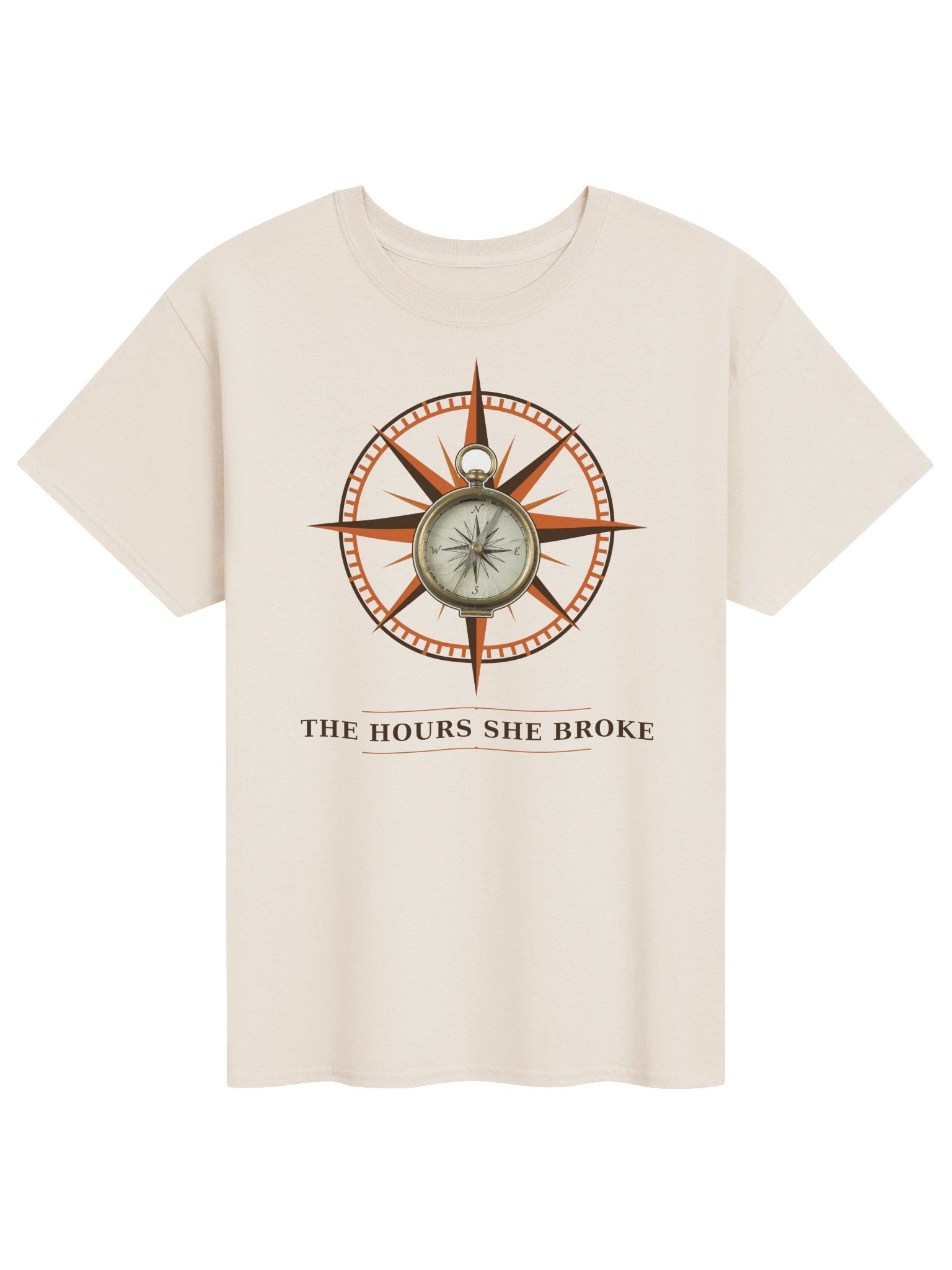 The Hours She Broke — Tee (Natural / Gold) product image (1)