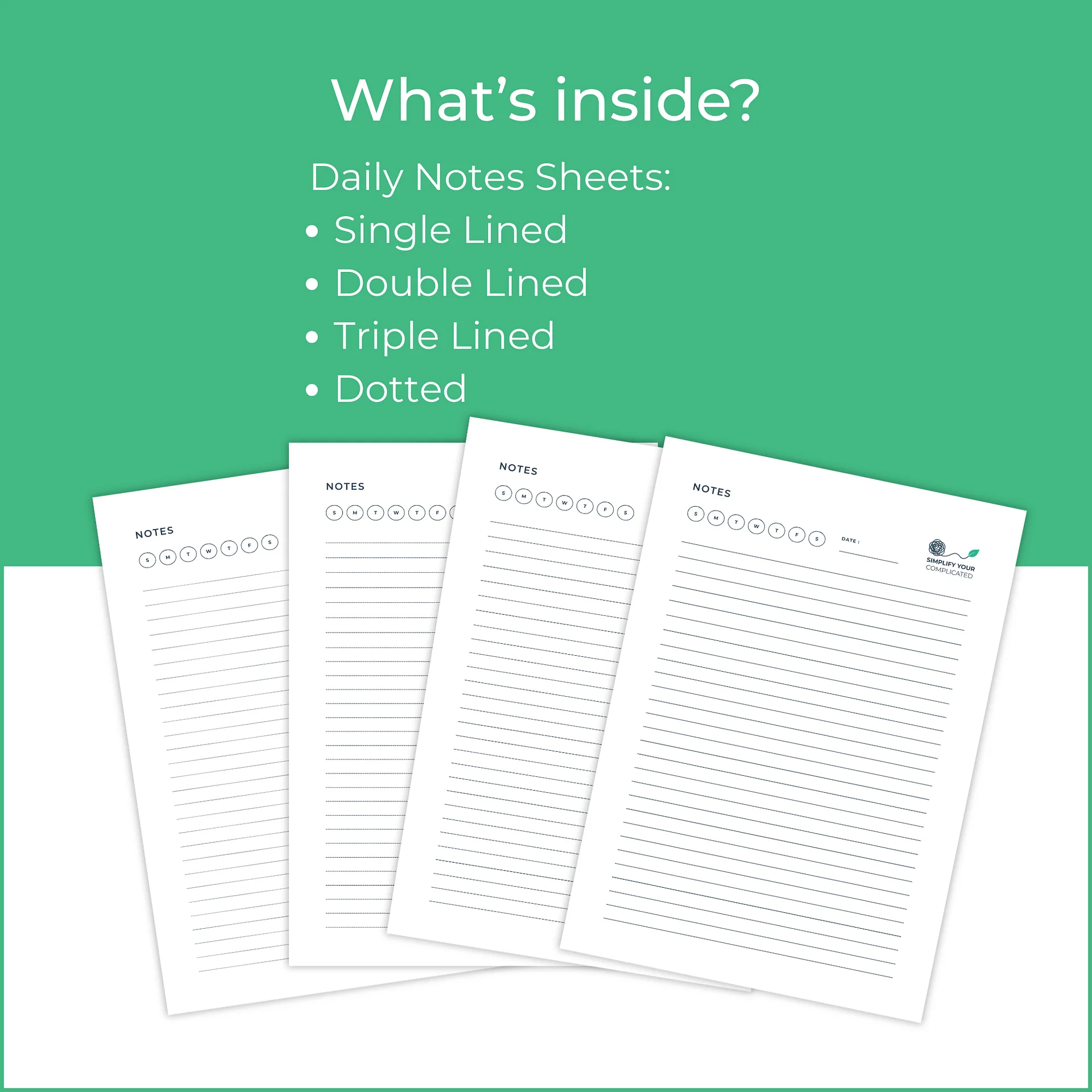 Daily Notes product image (4)