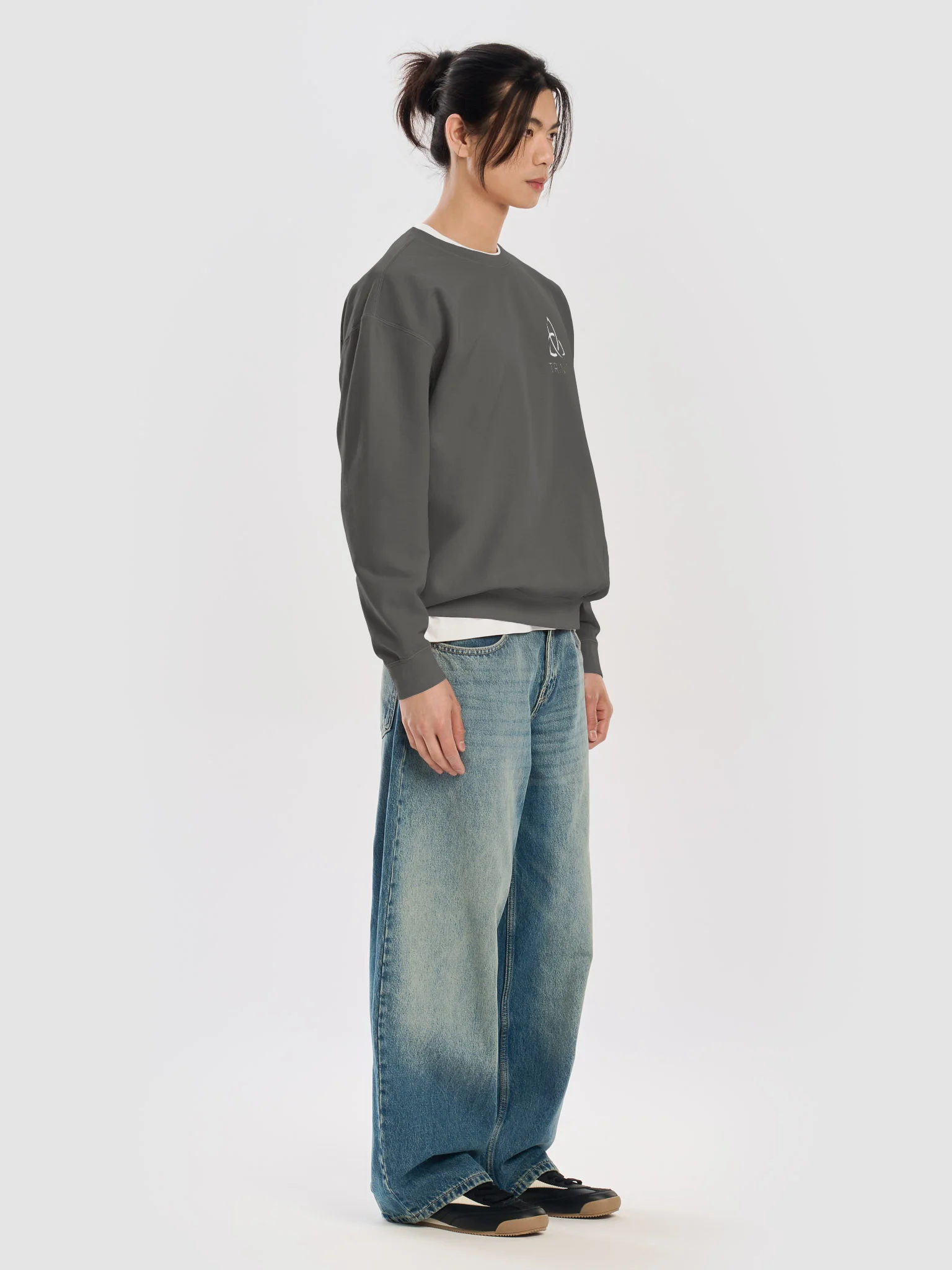 100% Cotton Sweatshirt (white logo) product image (7)
