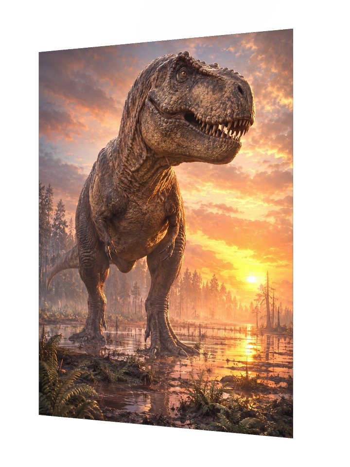 Tyrannosaurus rex Prehistoric Wetland Poster product image (2)