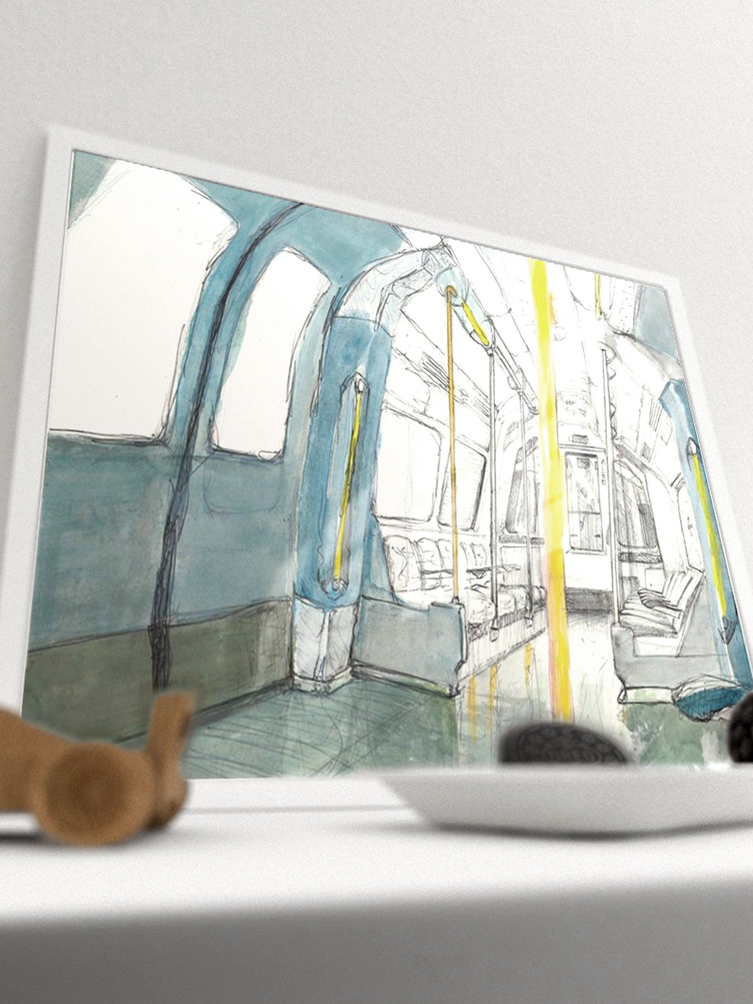 London Underground Jubilee line - A3 Print product image (3)