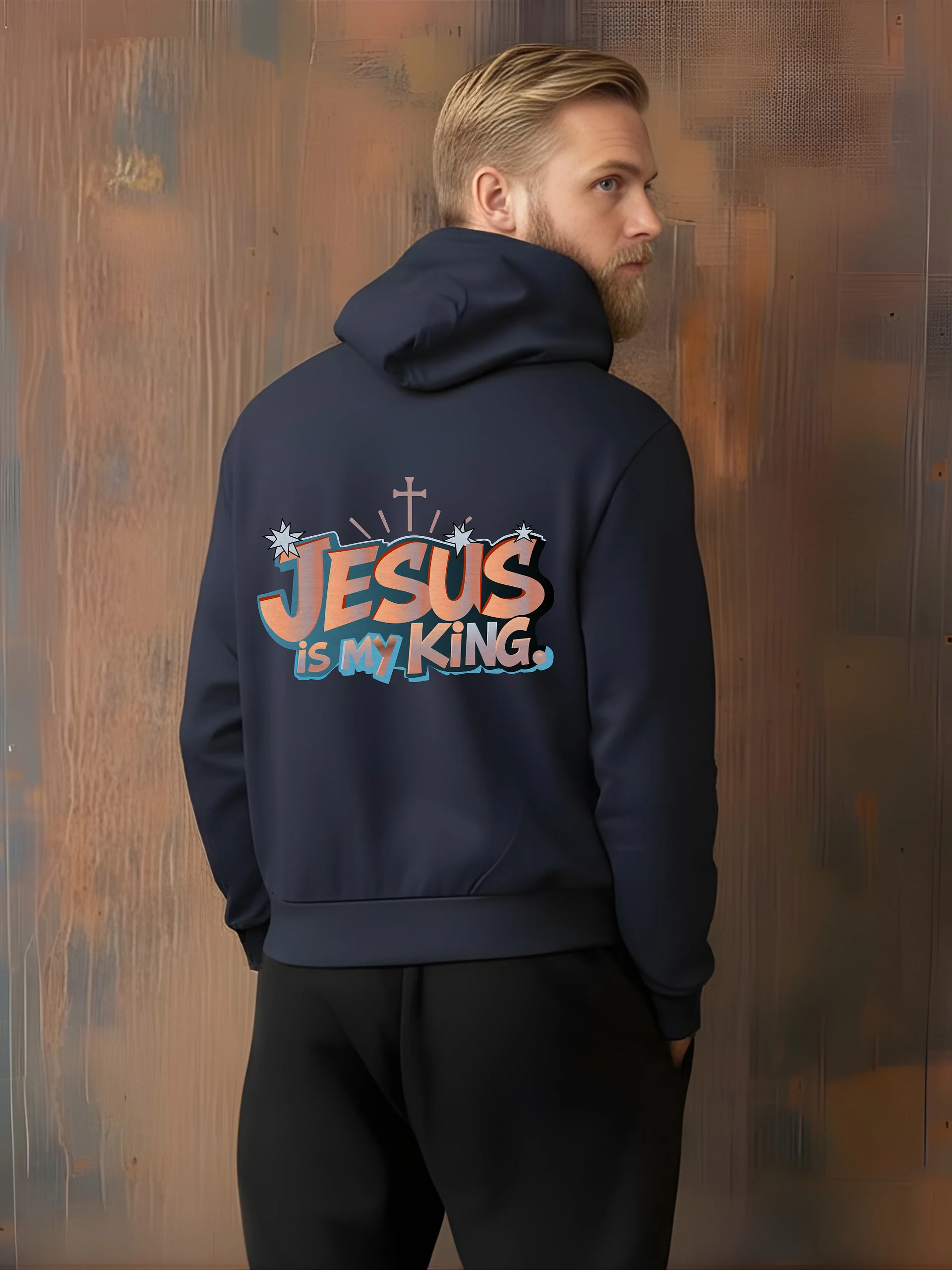 Jesus Is My King Graffiti Hoodie product image (1)