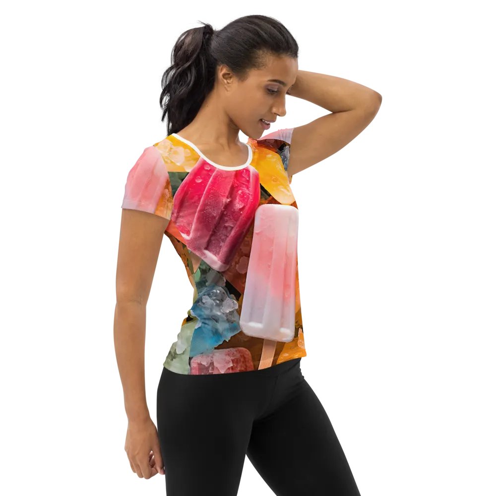 Summer Popsicle Paradise Women's Athletic Tee product image (4)