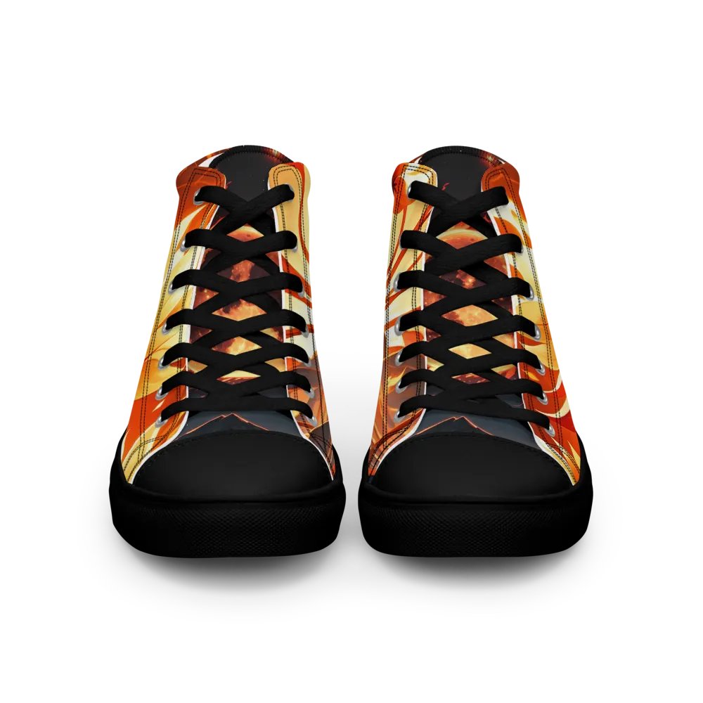 Floral Flame High Tops (Fire Element Inspired) product image (2)
