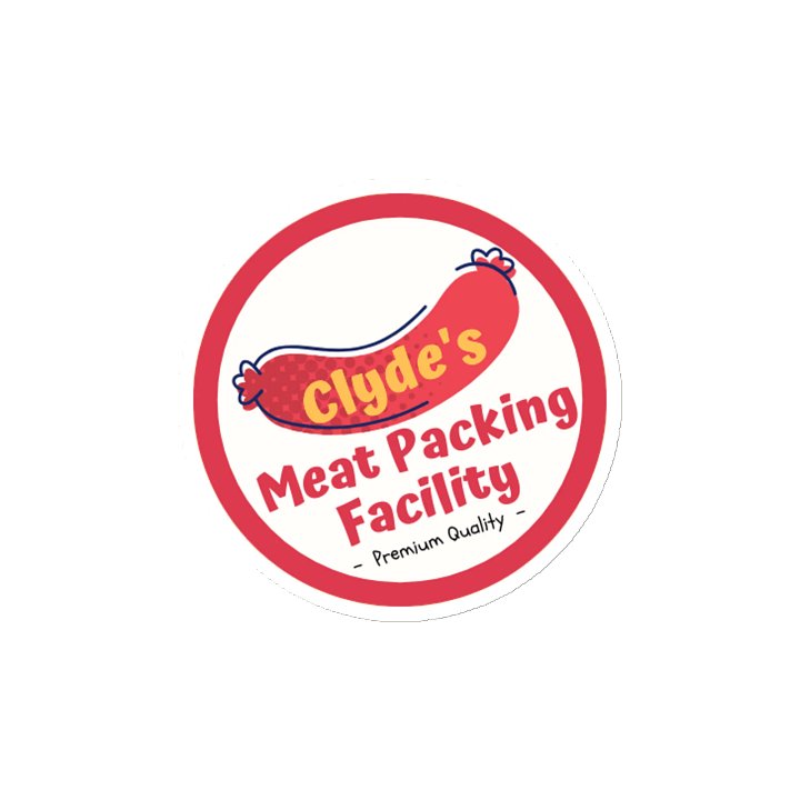 Clyde's meat packing facilty | Magnet product image (2)