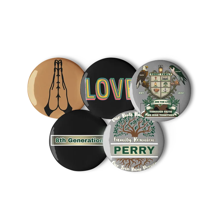 Pin Buttons for 8th Generation Perry Family Reunion 2026 | Legacy Edition product image (3)