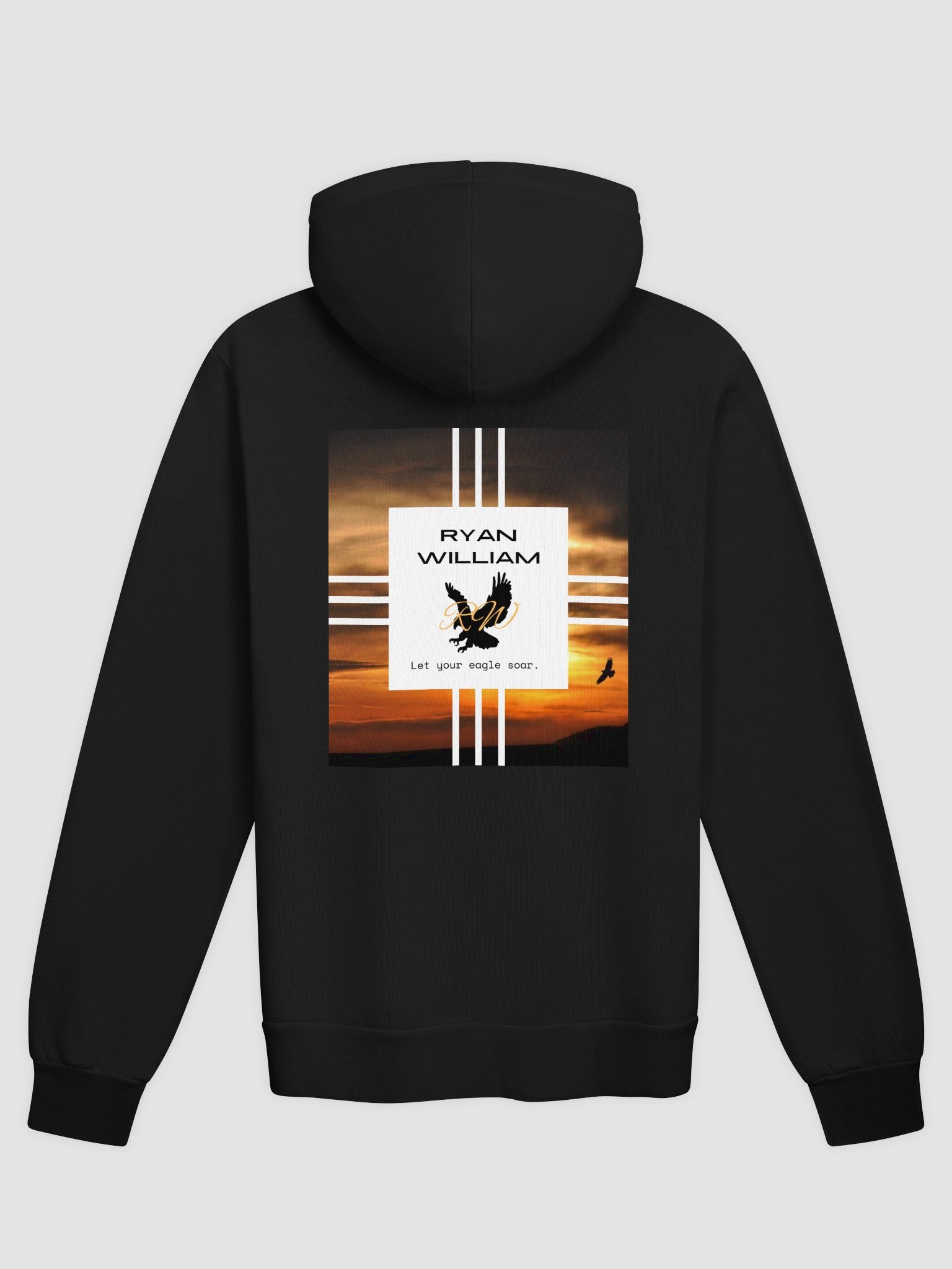 RW SUNSET EAGLE Super-Soft Hoodie Dark product image (4)