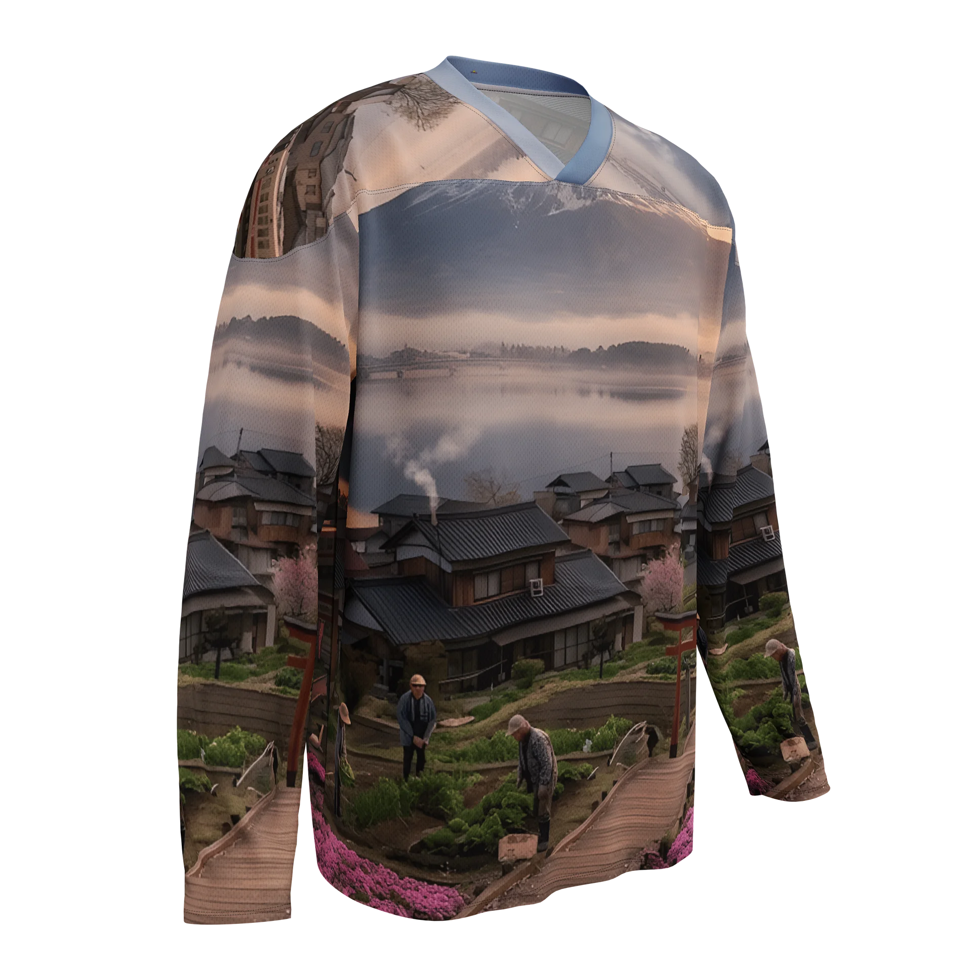 Recycled Mount Fuji Hockey Fan Jersey | Eco-Friendly Athletic Apparel product image (1)