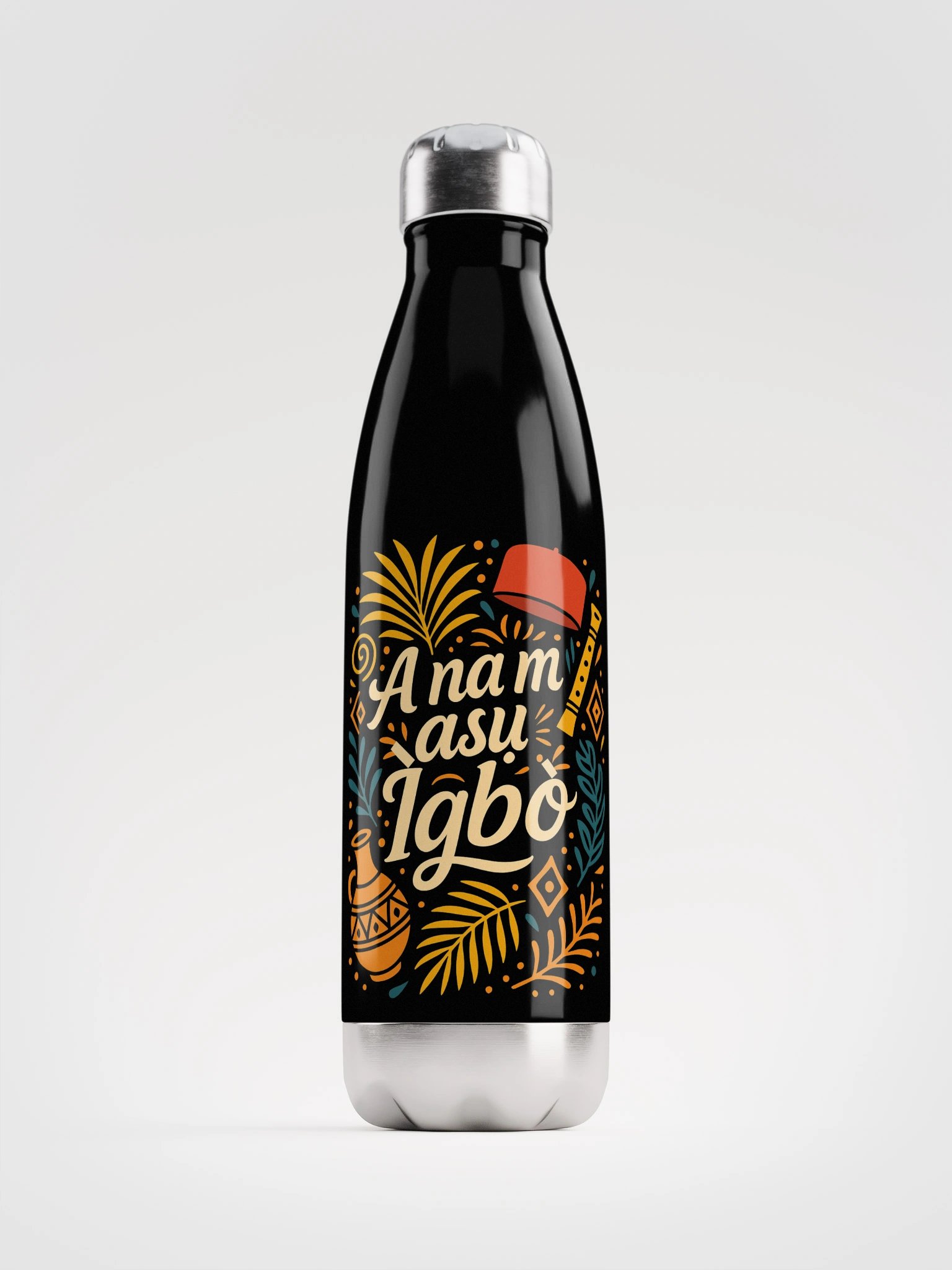 A NA M ASỤ IGBO Stainless Steel Water Bottle product image (1)