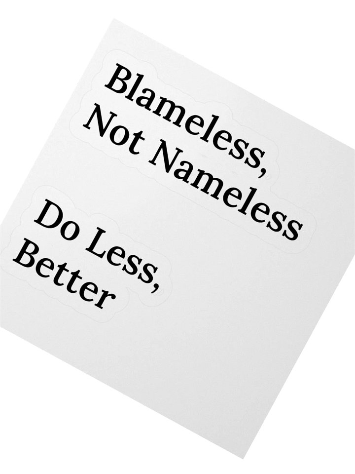 Blameless/Do Less combo product image (2)