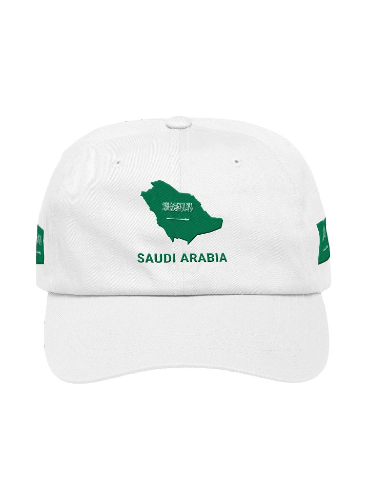 Saudi Arabia 2026 World Cup Flag Dad Hat - Saudi Arabia Soccer Fan Cap - Premium Embroidered Chino Cotton Twill product image (1)