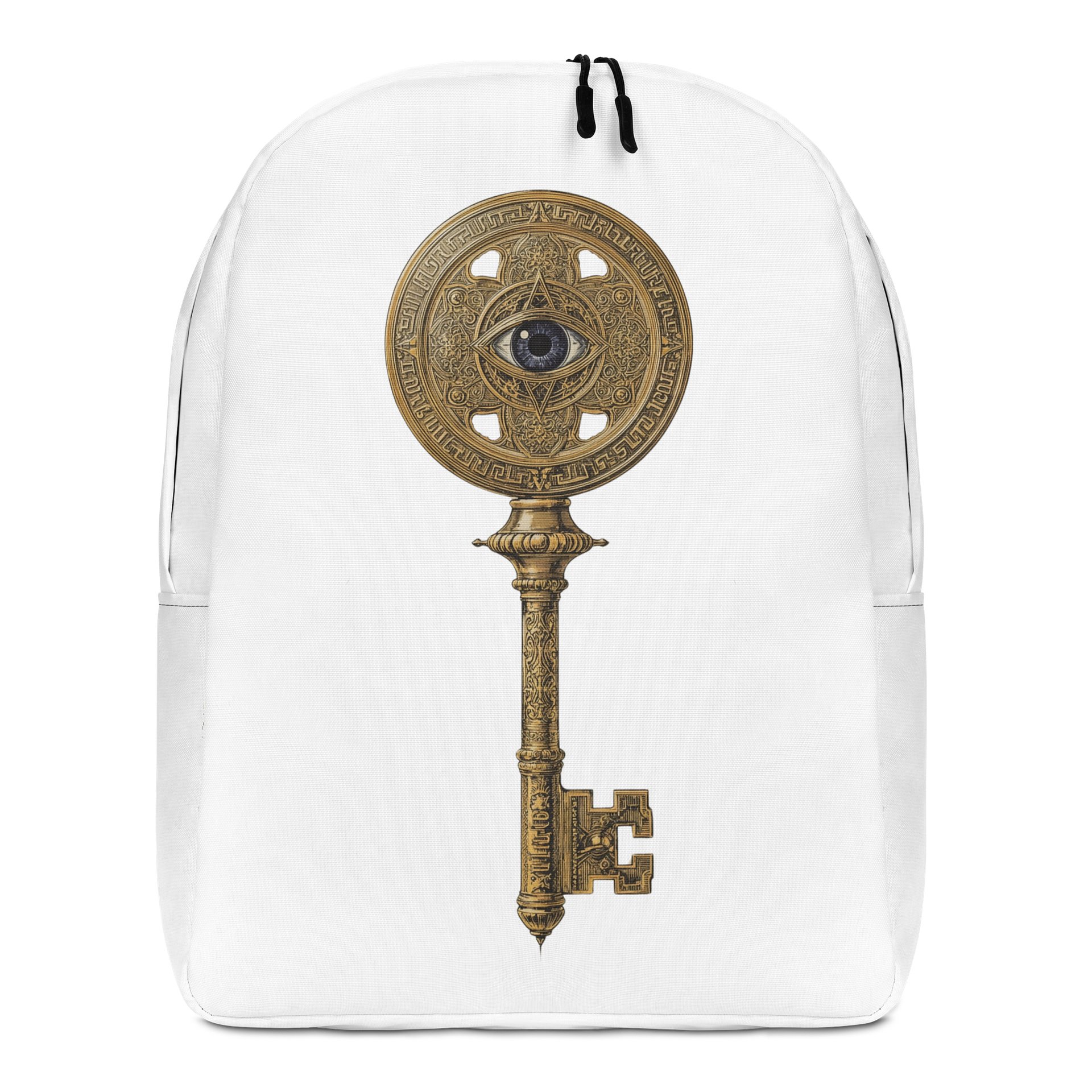 The Gatekeeper’s Key All-Over Print Minimalist Backpack | 15″ Laptop Fit product image (1)