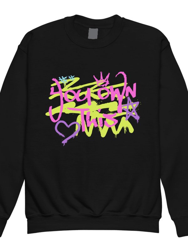 Own It Graffiti Style Youth Sweatshirt product image (2)