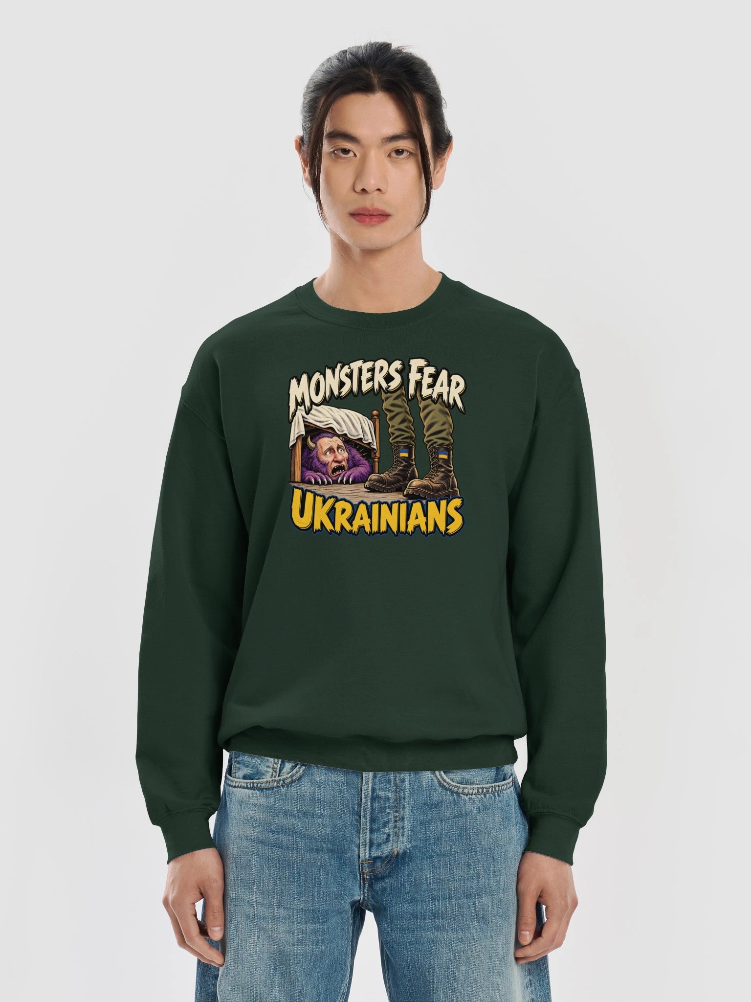 Monsters Fear Ukrainians Sweatshirt product image (21)
