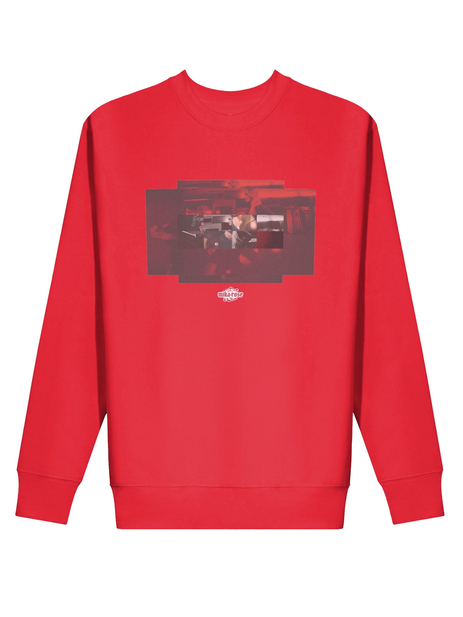 red geometry sweatshirt product image (5)
