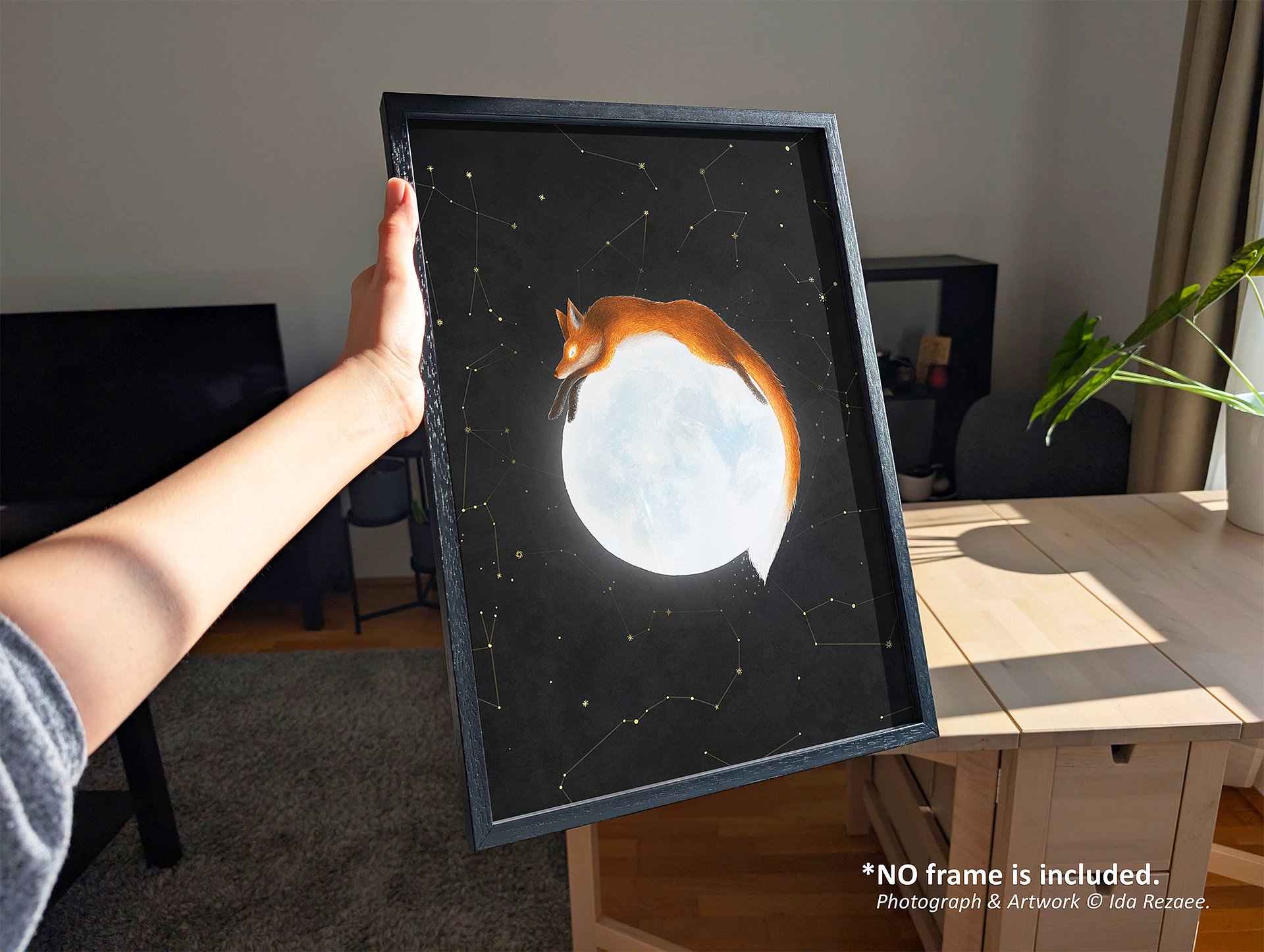 Red Fox on the Moon Art Print No.2 product image (5)