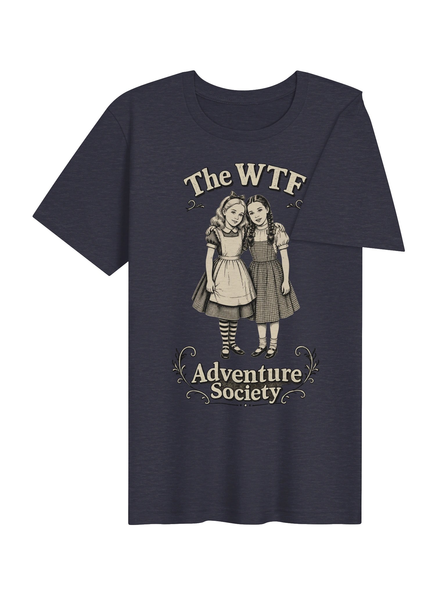 Alice & Dorothy WTF Adventure Society Shirt, Funny Retro Bookish Tee product image (5)