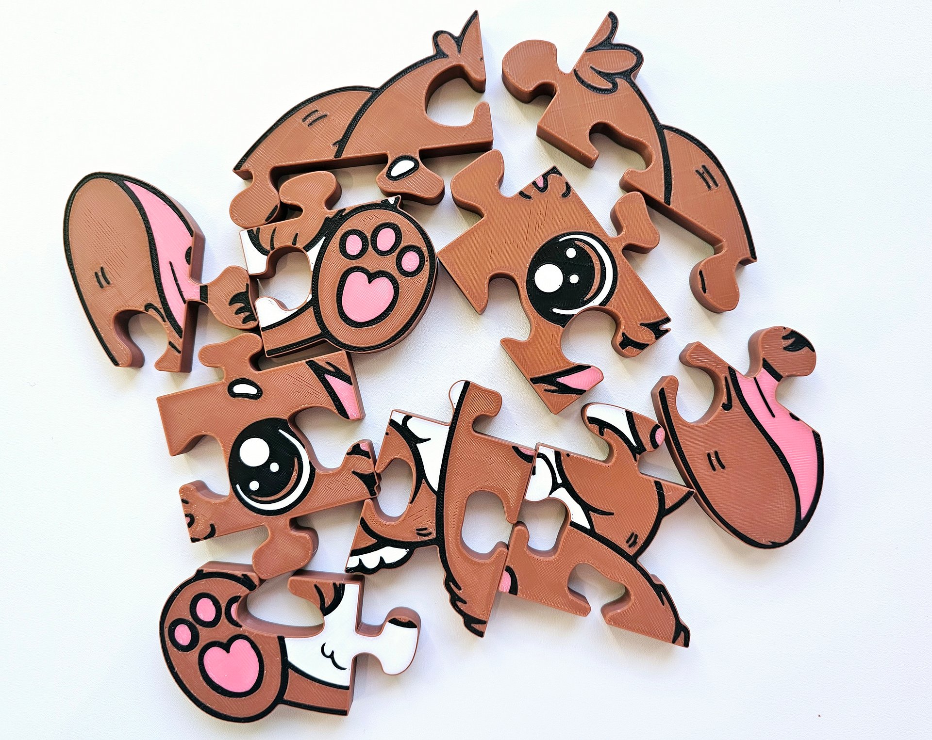 Bunny 3D Printed Jigsaw Puzzle, Educational Rabbit Toy for Kids, Montessori Play, STEM Learning product image (4)