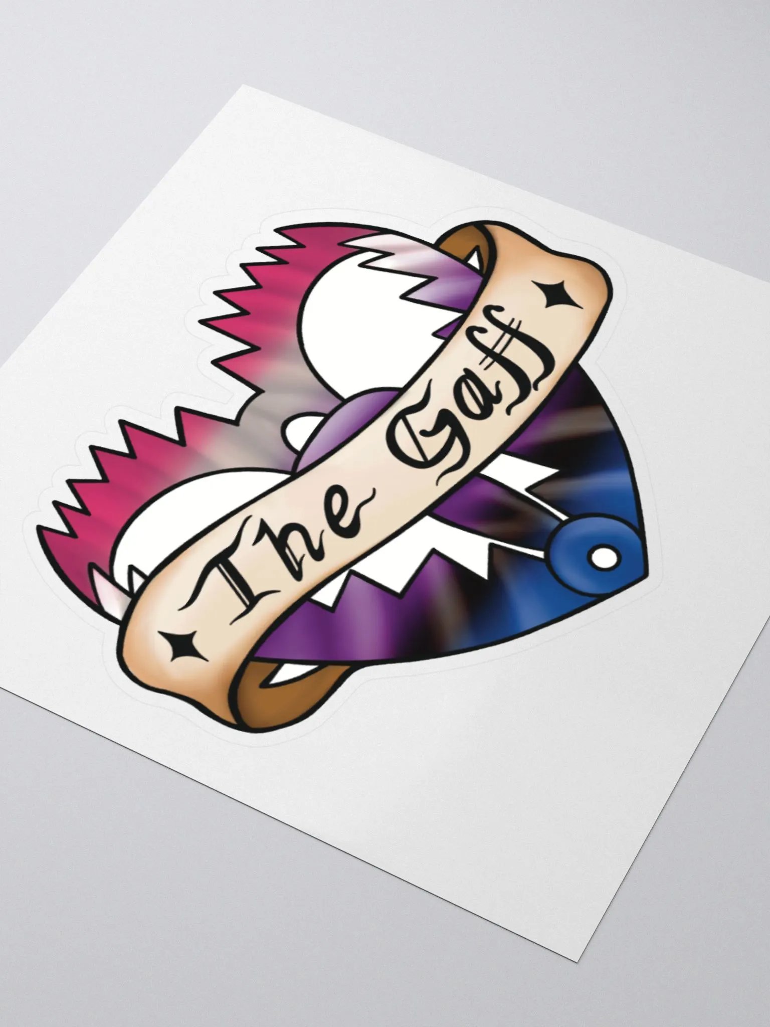 Genderfluid "The Gaff" Sticker product image (3)