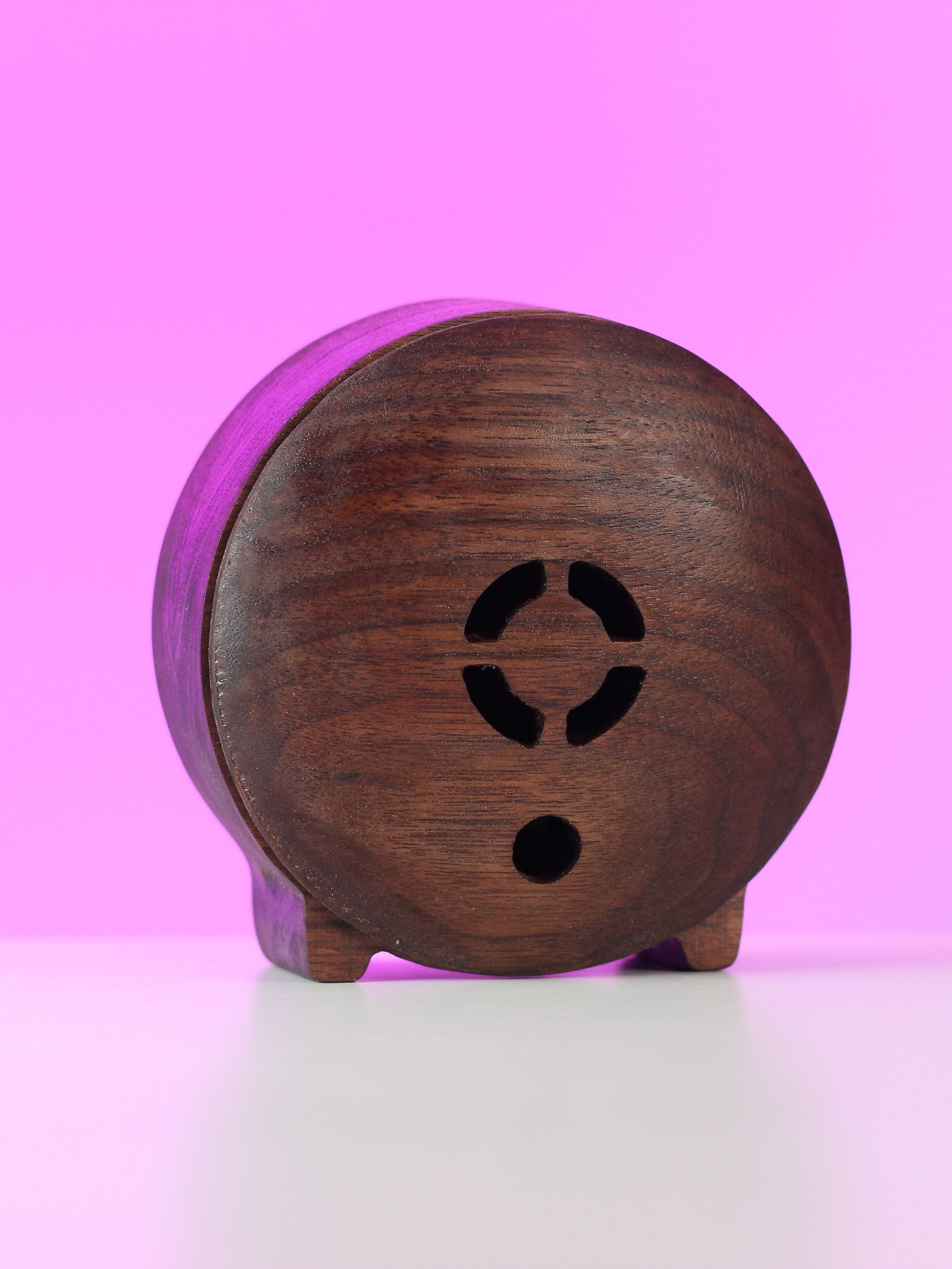 Round Weather Clock — Classic Wood Case Only product image (2)